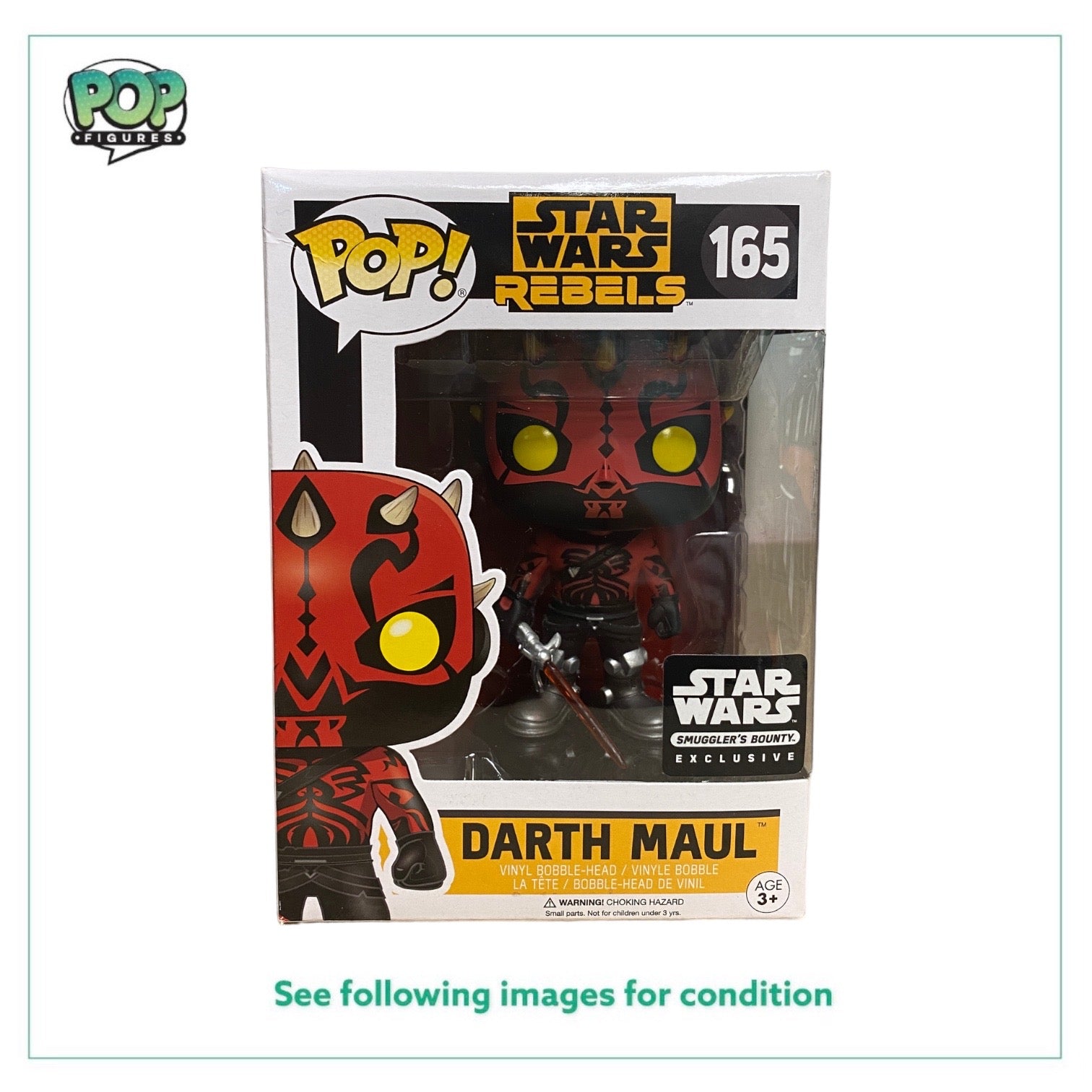 Darth Maul #165 Funko Pop! - Star Wars Rebels - Smugglers Bounty Exclusive -