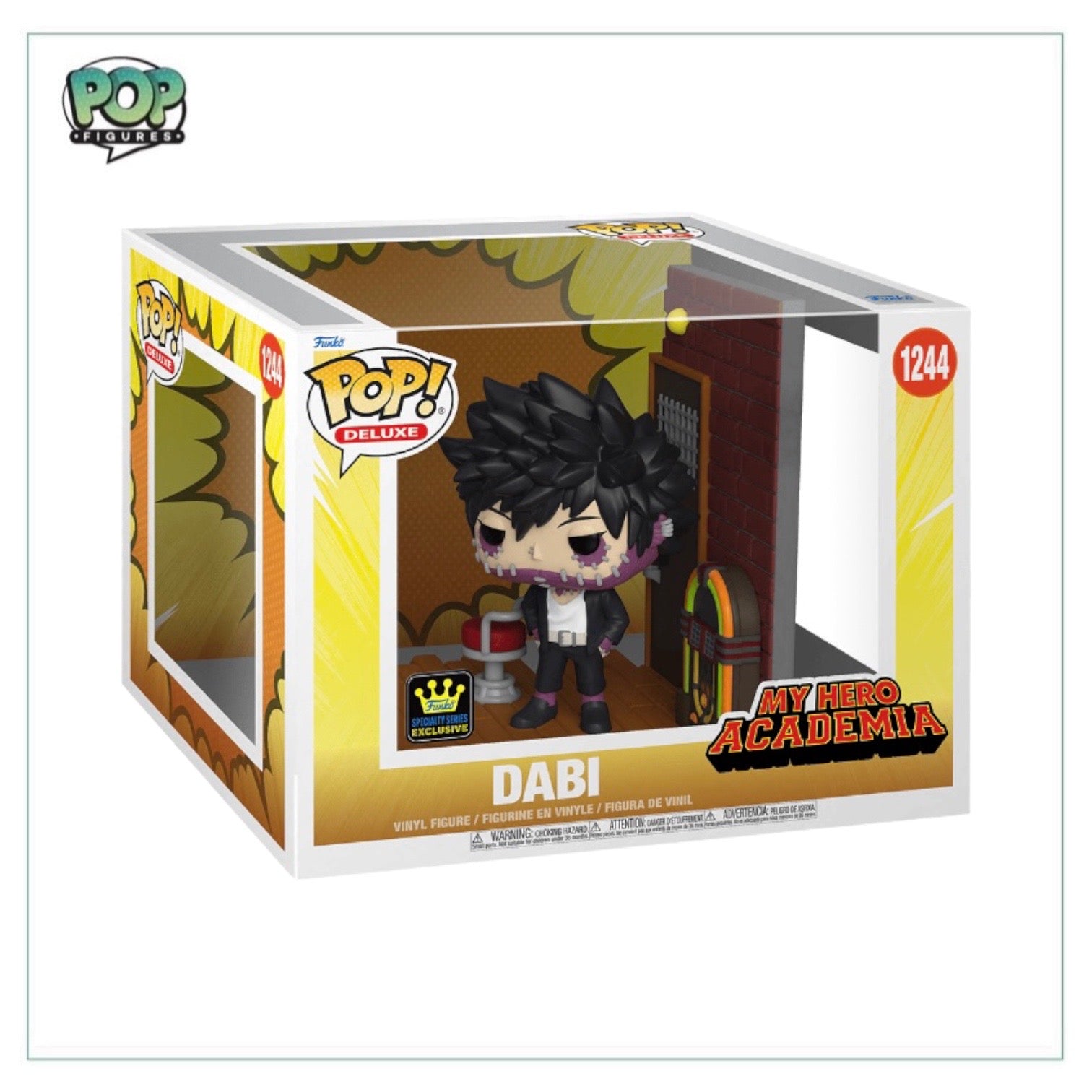 Dabi #1244 (Hideout) Deluxe Funko Pop! - My Hero Academia - Funko Speciality Series Exclusive -