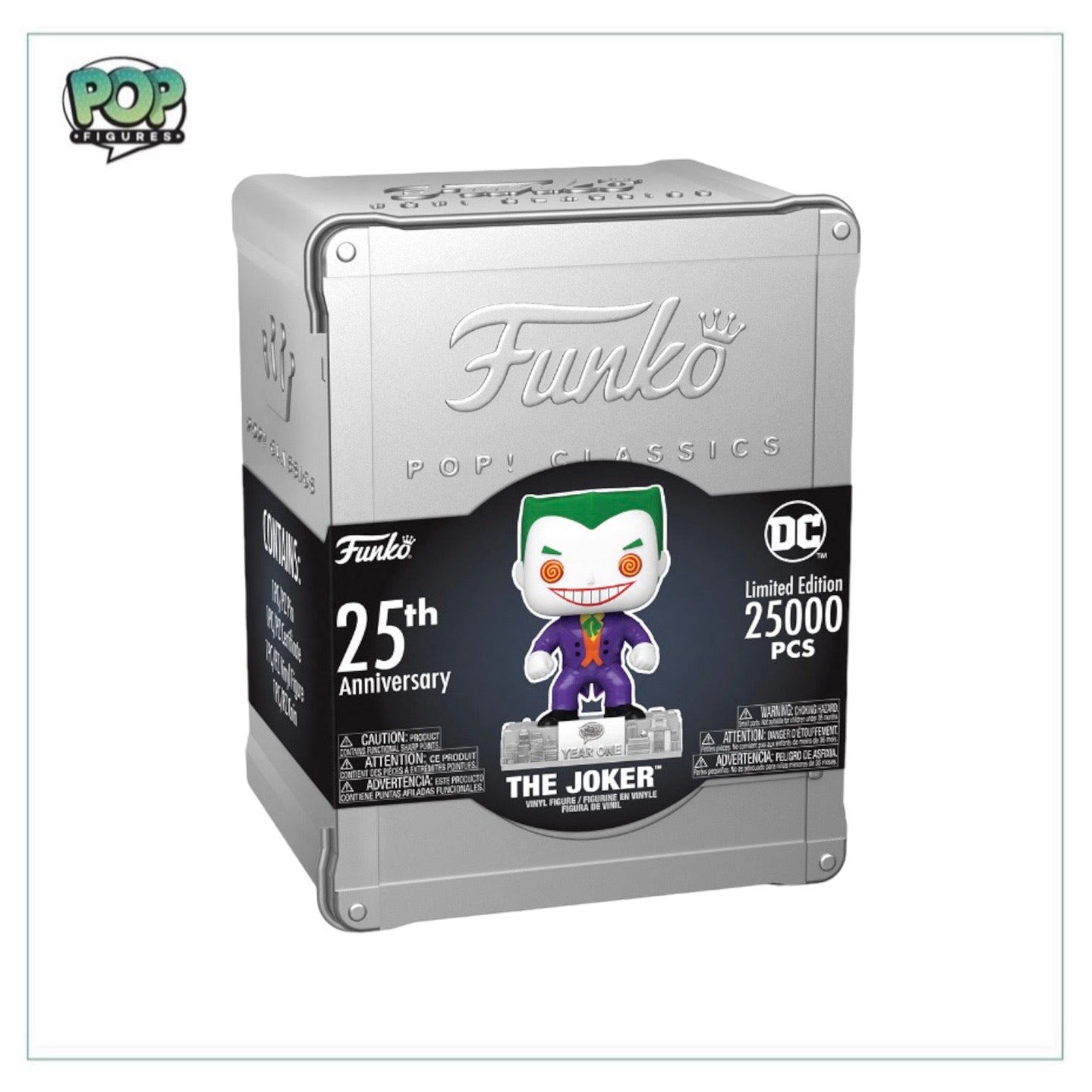 The Joker 25th Anniversary Funko Pop Classics! - Funko Shop Exclusive LE25000 Pcs - Sealed