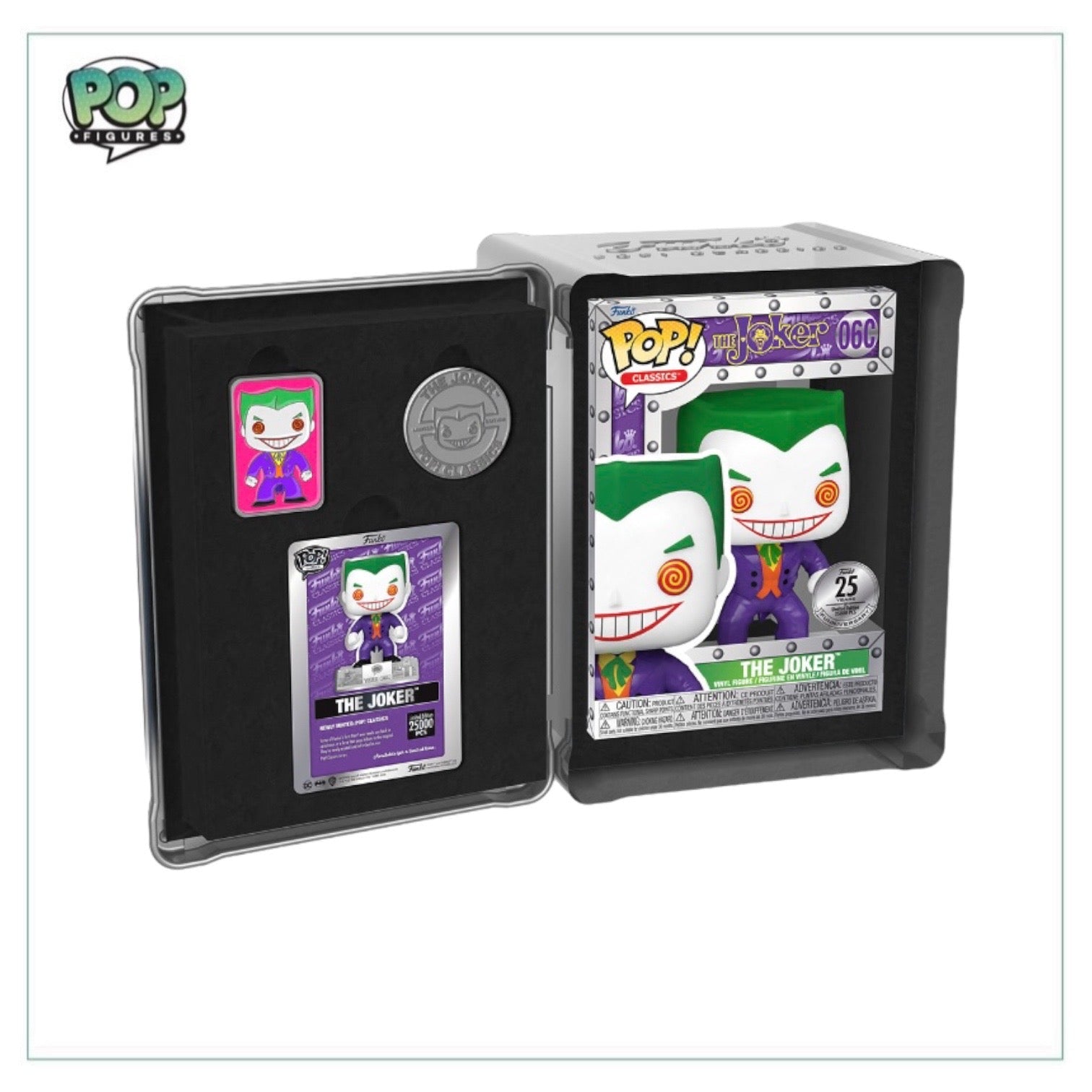 The Joker 25th Anniversary Funko Pop Classics! - Funko Shop Exclusive LE25000 Pcs - Sealed