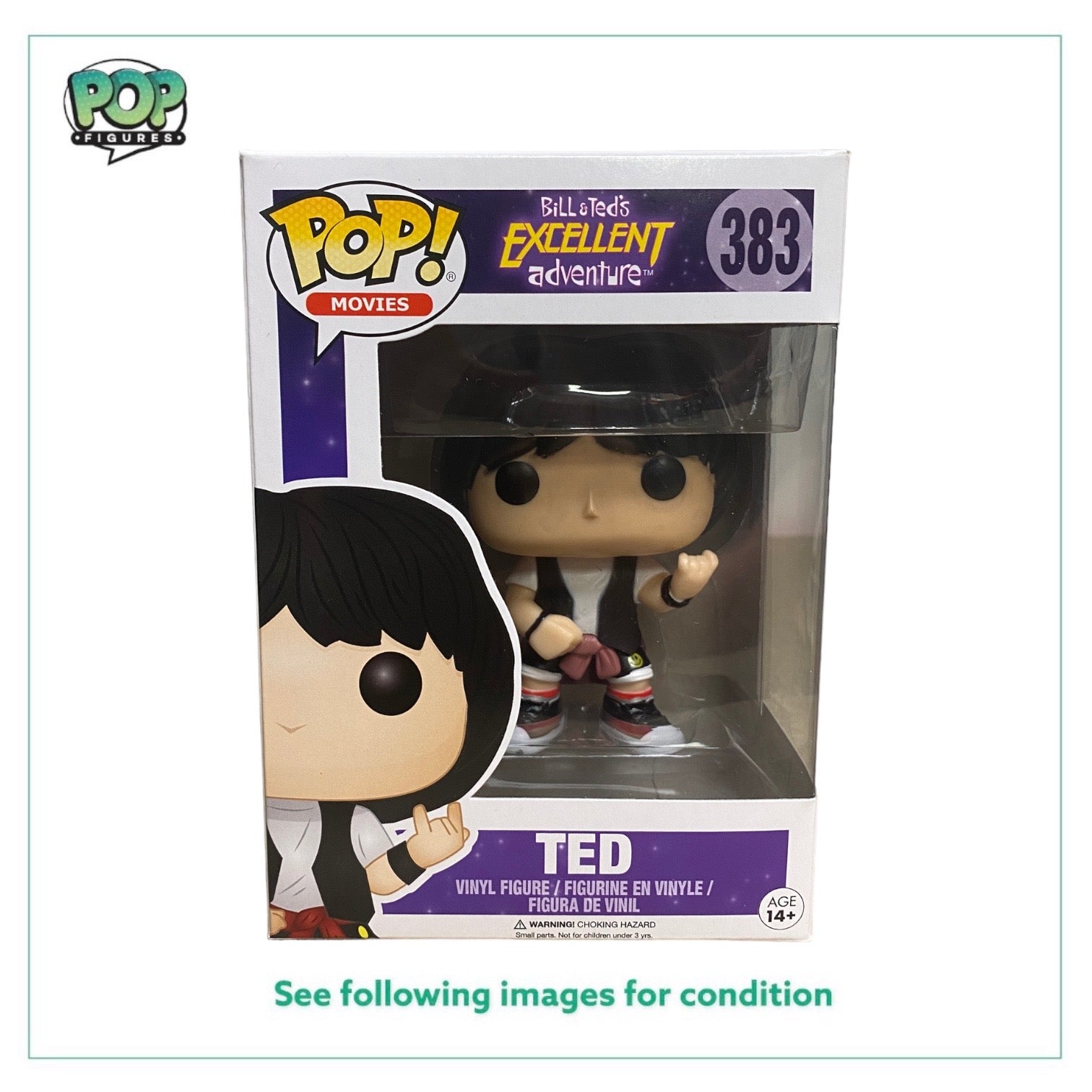 Ted #383 Funko Pop! - Bill & Ted's Excellent Adventure - 2016 Pop! -