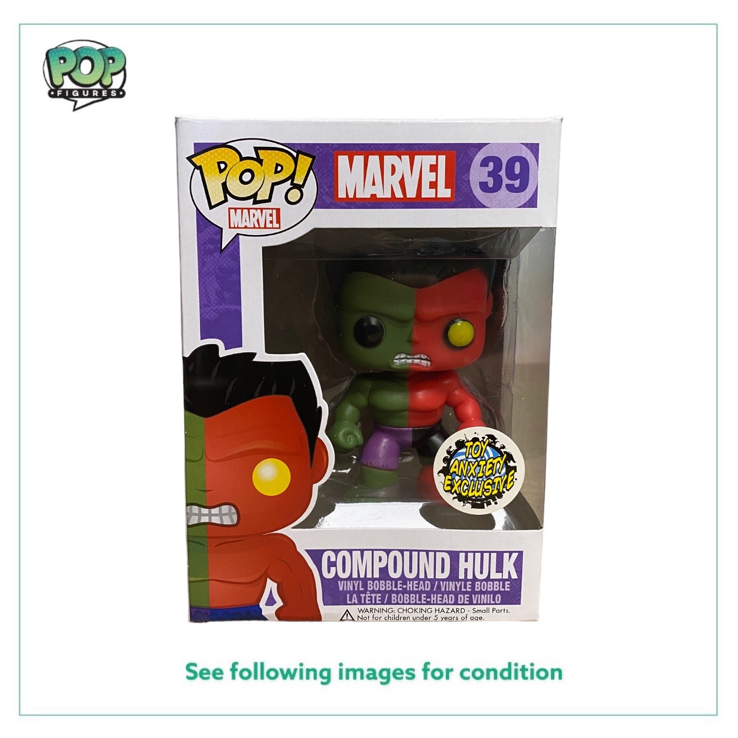 Compound Hulk #39 Funko Pop! - Marvel - Toy Anxiety Exclusive -