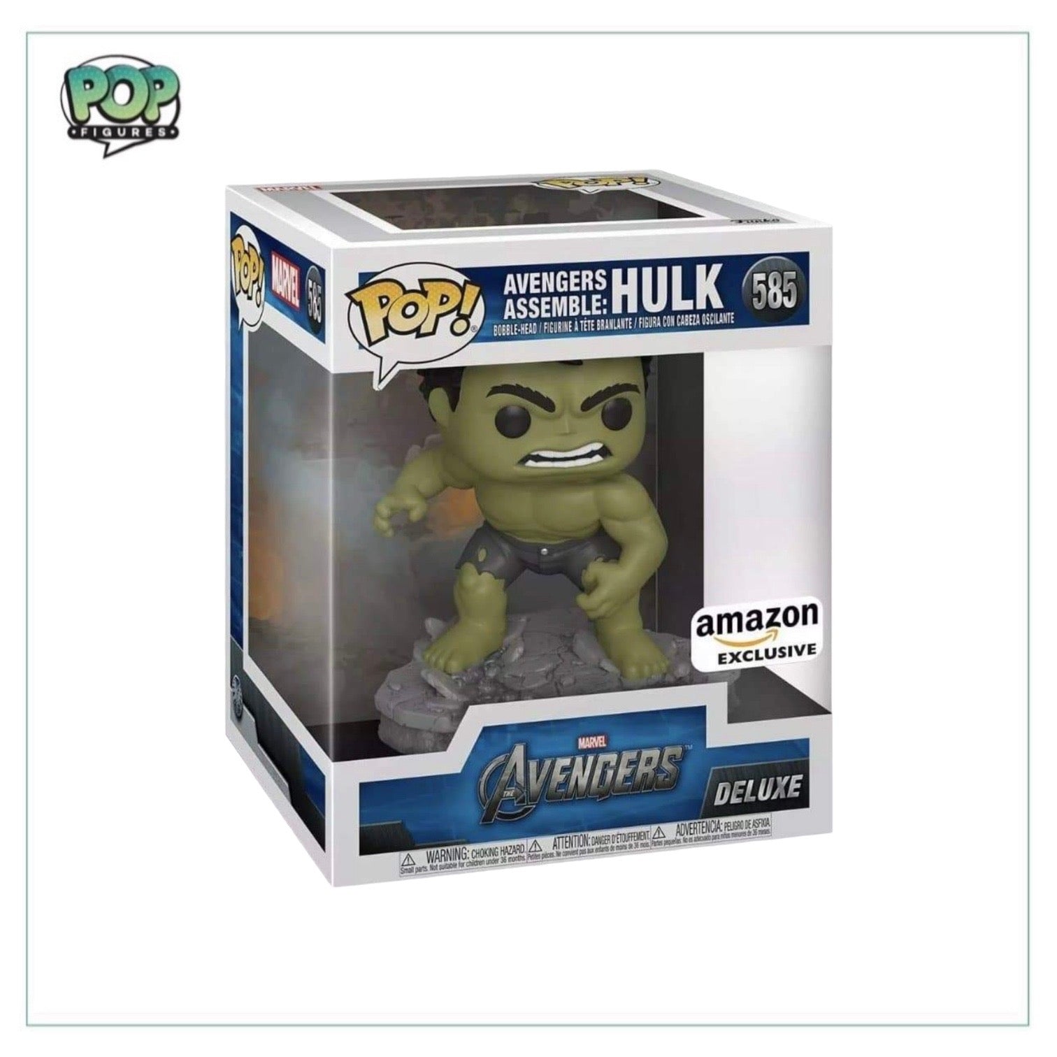 Avengers Assemble: Hulk #585 Deluxe Funko Pop! - The Avengers - Amazon Exclusive