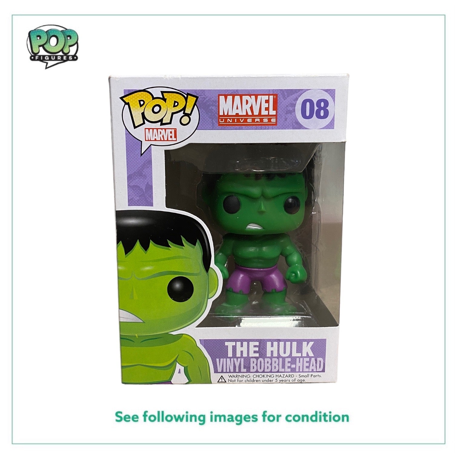 The Hulk #08 (Vinyl Bobble-Head) Funko Pop! - Marvel Universe - 2014 Pop!