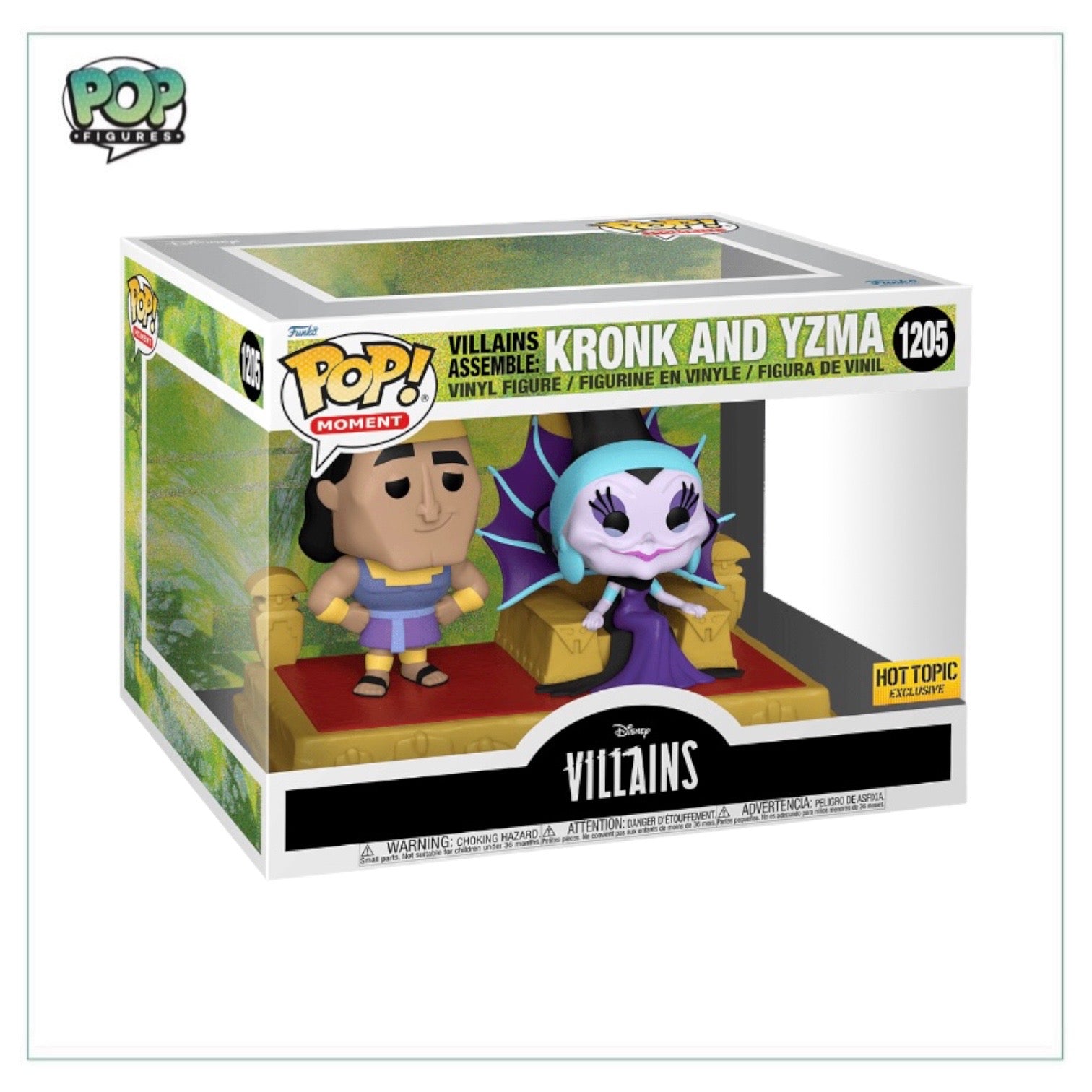 Villains Assemble: Kronk and Yzma #1205 Funko Pop Moment! - Disney Villains - Hot Topic Exclusive