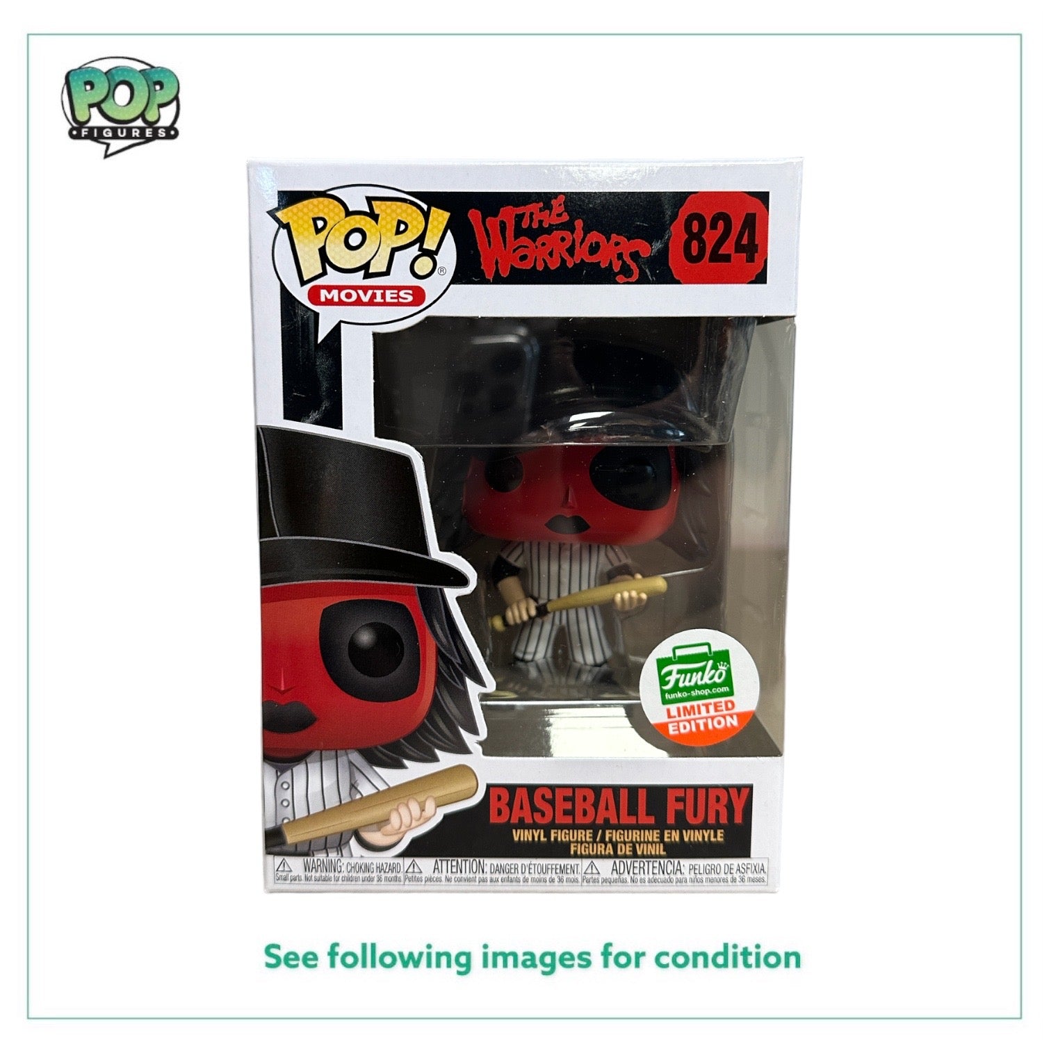 Baseball Fury #824 (Red) Funko Pop! - The Warriors -