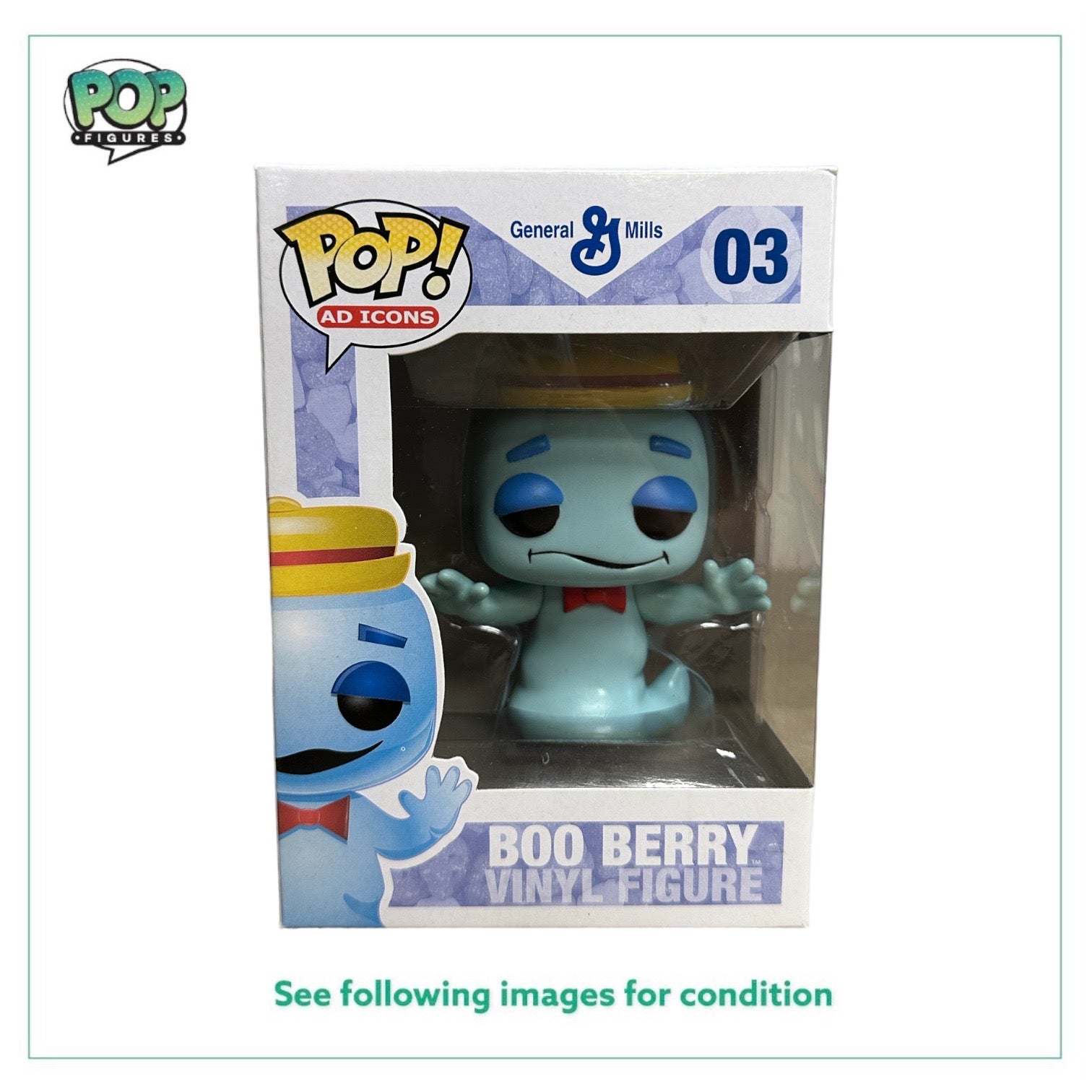 Boo Berry #03 Funko Pop! - Ad Icons - 2011 Pop! -