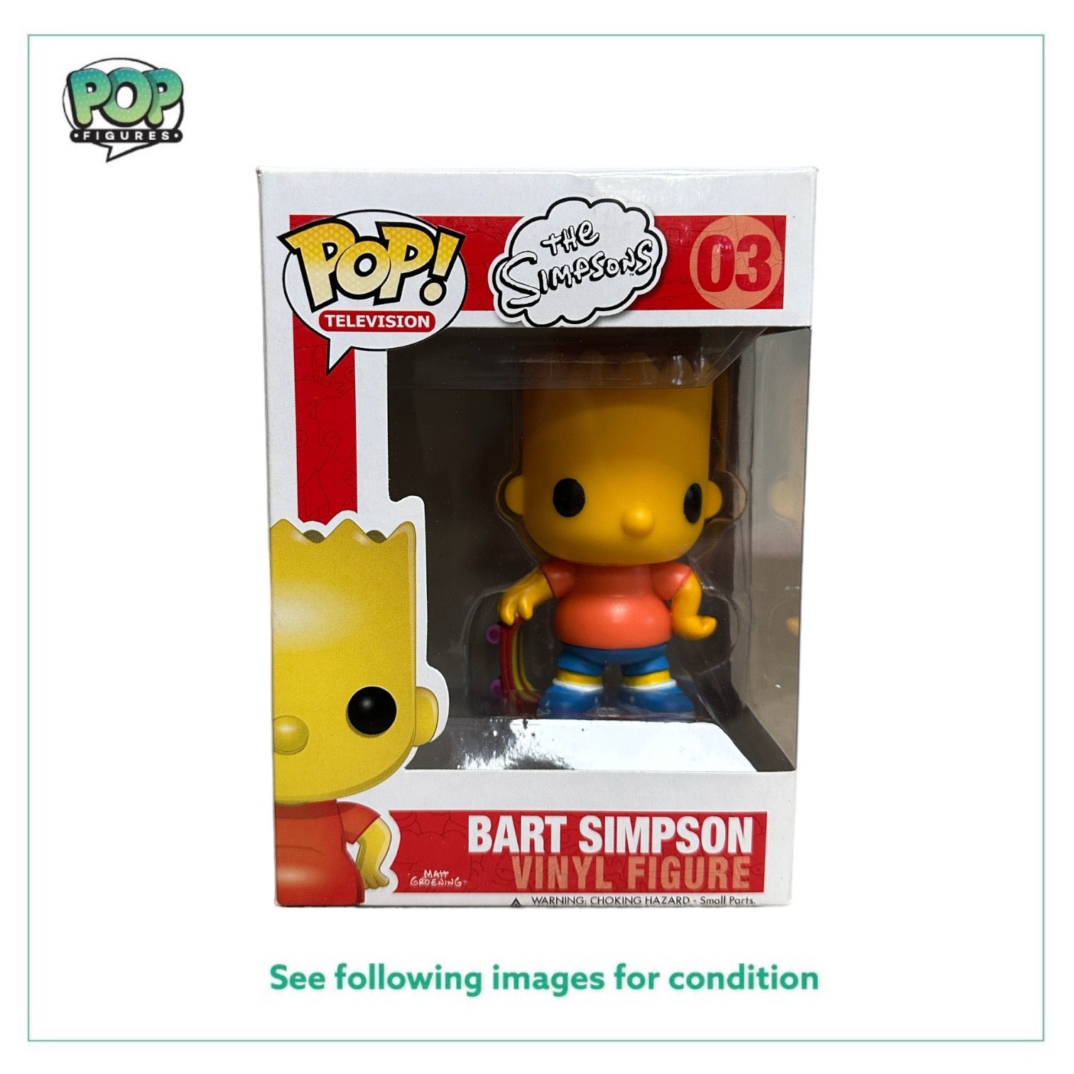 Bart Simpson #03 Funko Pop! - The Simpsons - 2011 Pop! -