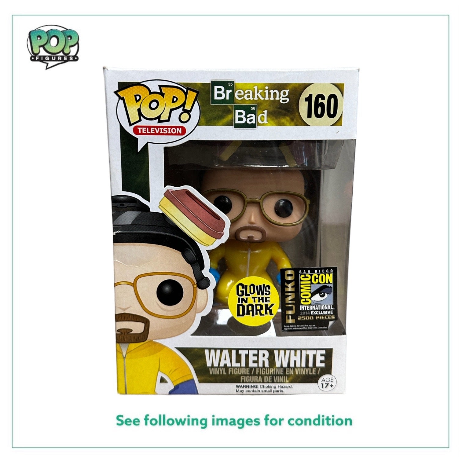 Walter White #160 (Glows in the Dark) Funko Pop! - Breaking Bad - SDCC 2014 Exclusive