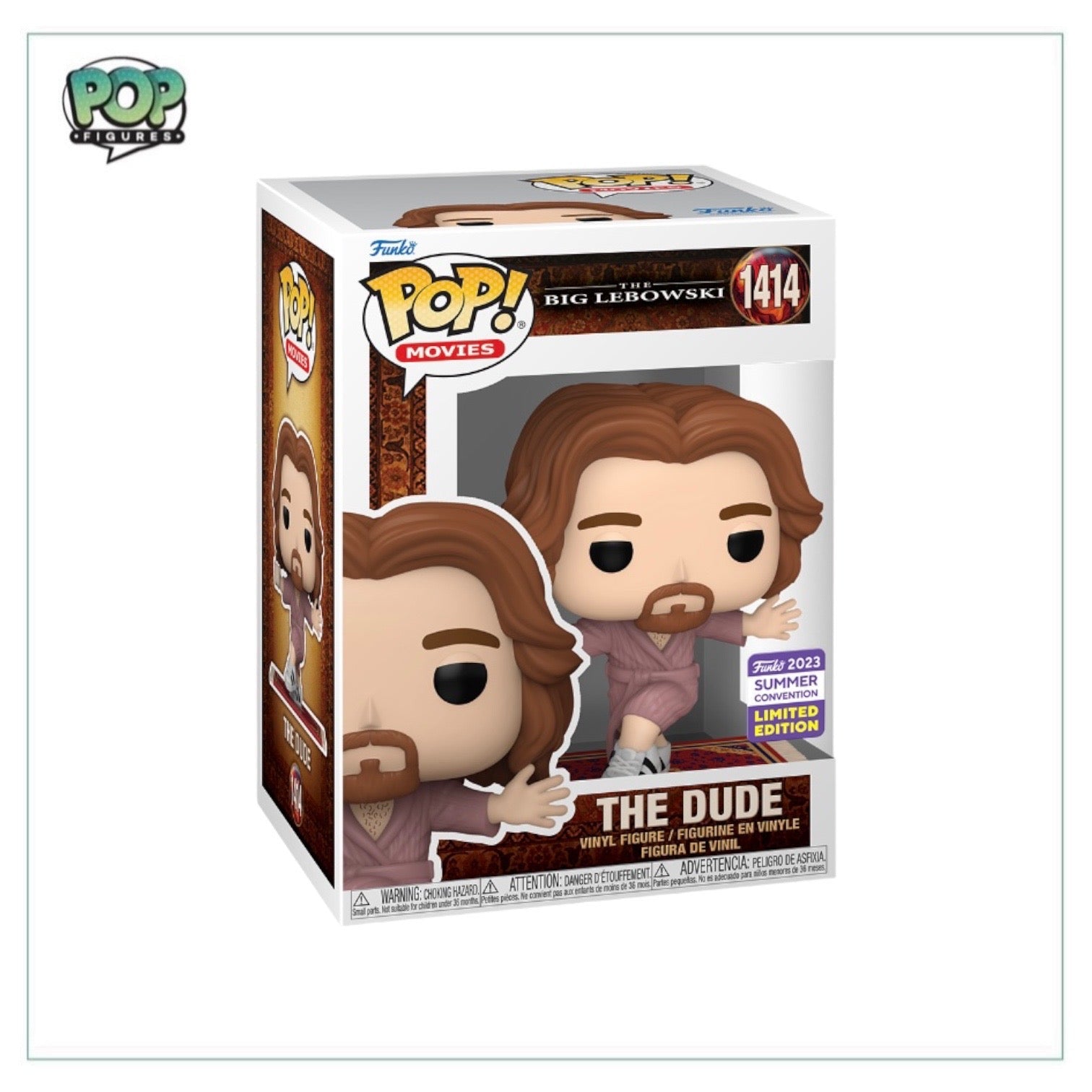 The Dude #1414 Funko Pop! - The Big Lebowski - SDCC 2023 Shared Exclusive