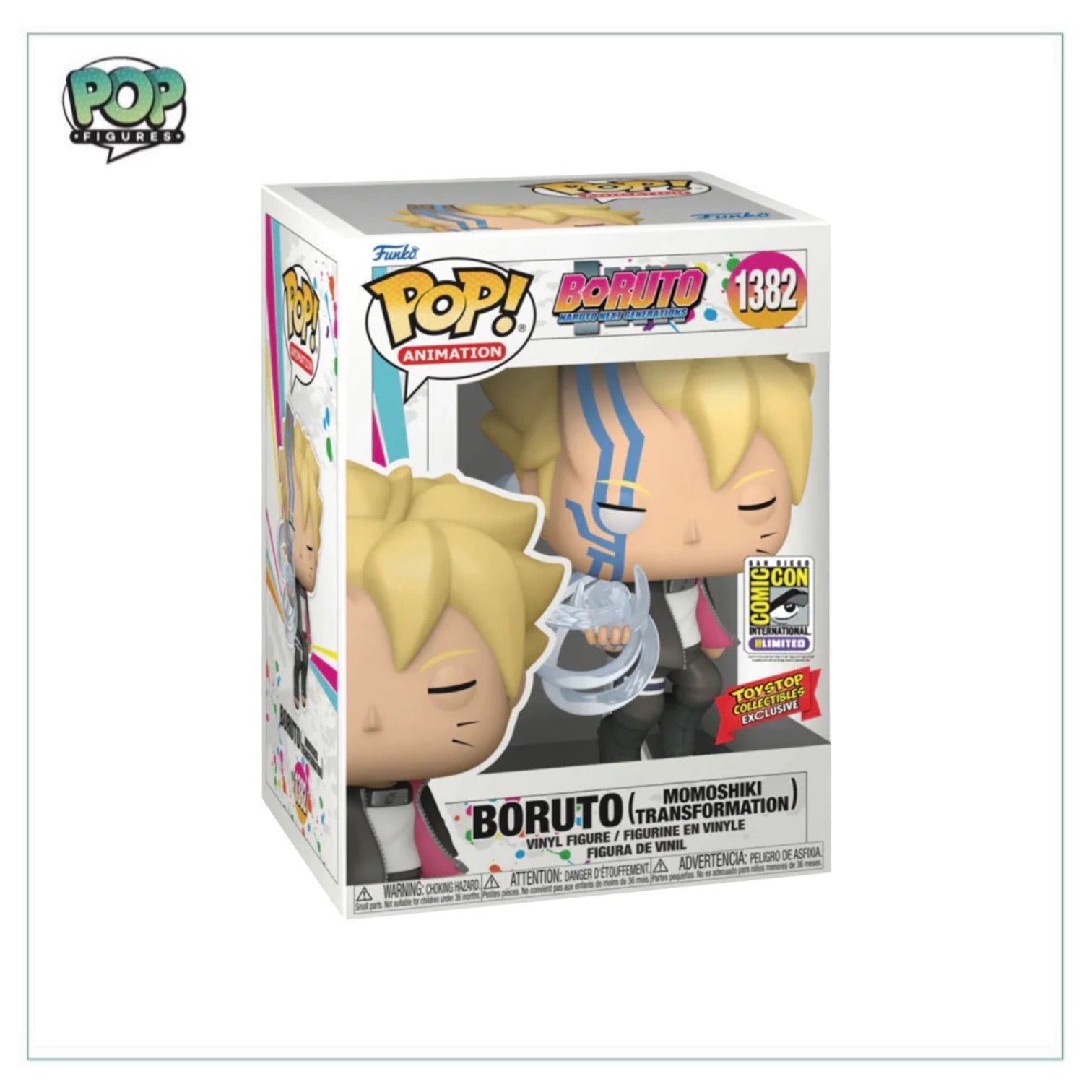 Boruto (Momoshiki Transformation) #1382 Funko Pop! - Boruto: Naruto Next Generations - SDCC 2023 / Toystop Collectibles Exclusive