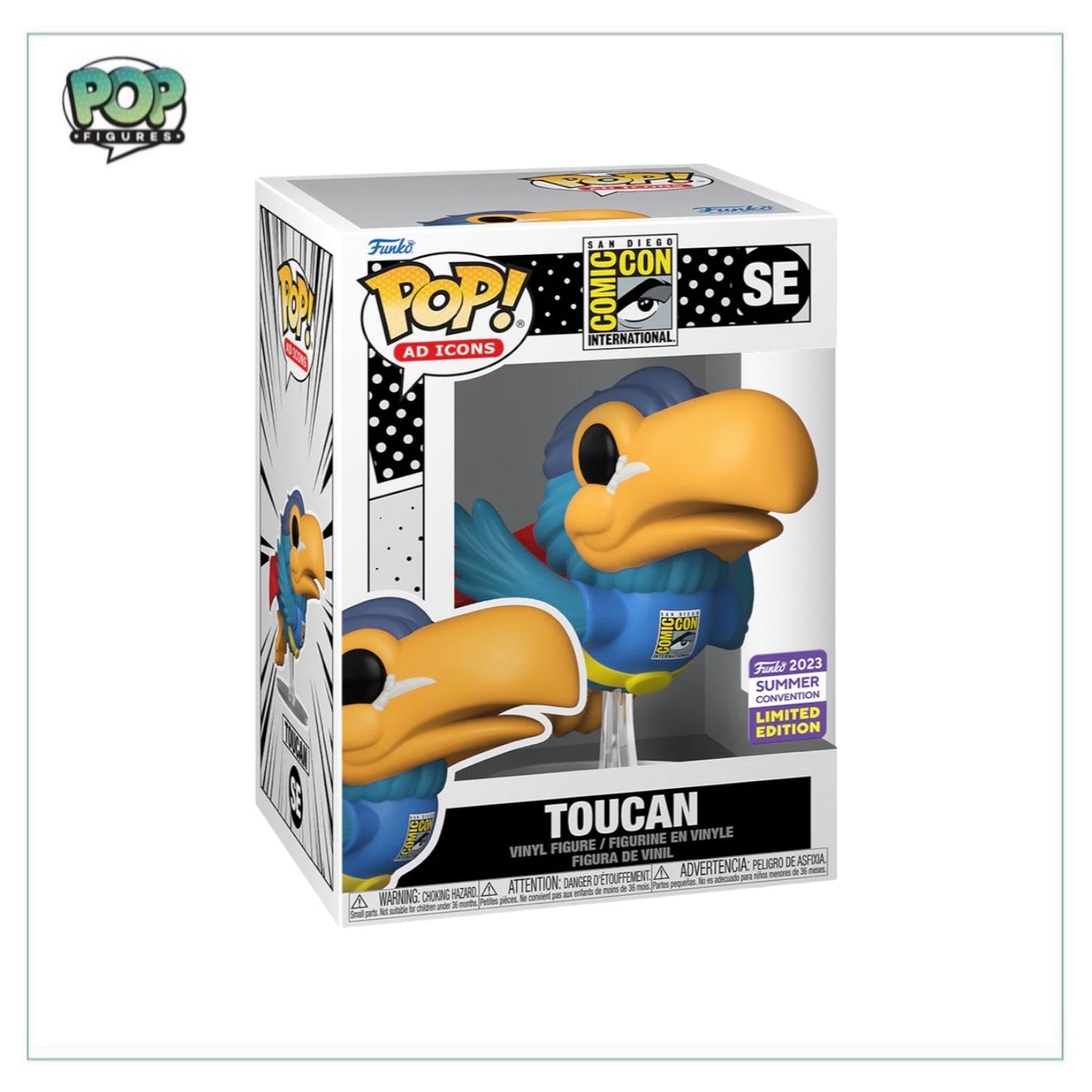 Toucan Funko Pop! - Ad Icons - SDCC 2023 Shared Exclusive