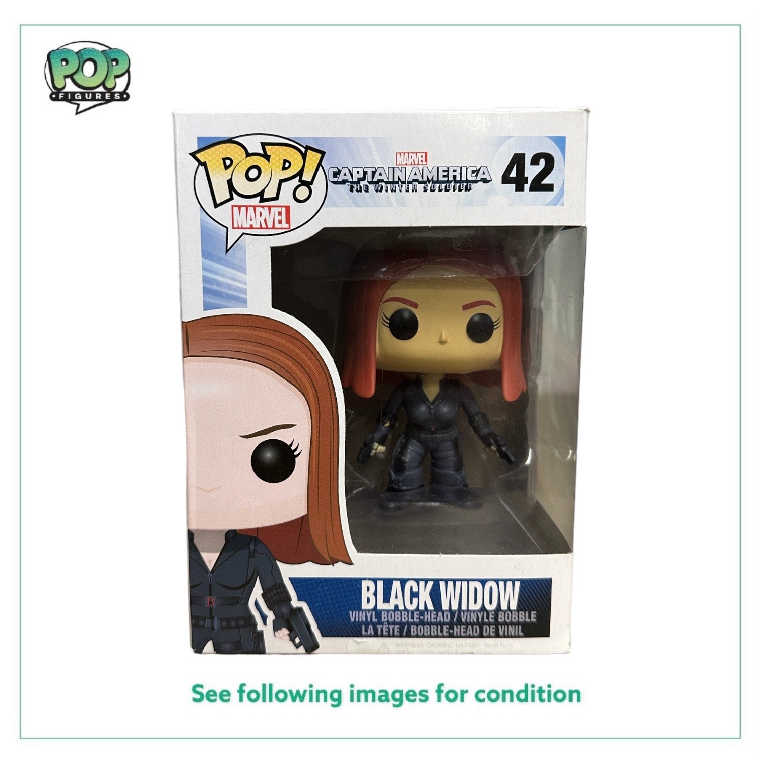 Black Widow #42 Funko Pop! - Captain America The Winter Soldier - 2014 Pop! -