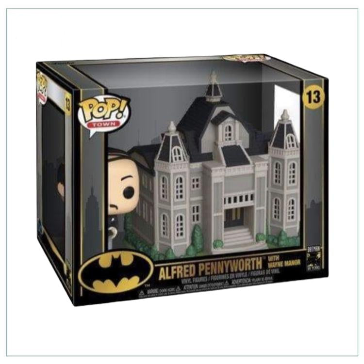 Funko Pop! Town Alfred Pennyworth with Wayne Manor #13 - DC Batman 80th