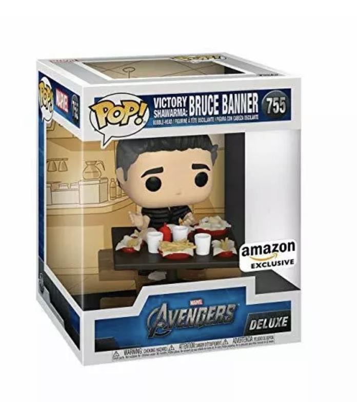 Victory Shawarma: Bruce Banner #755 Funko Deluxe Pop! Marvel Avengers, Amazon Exclusive