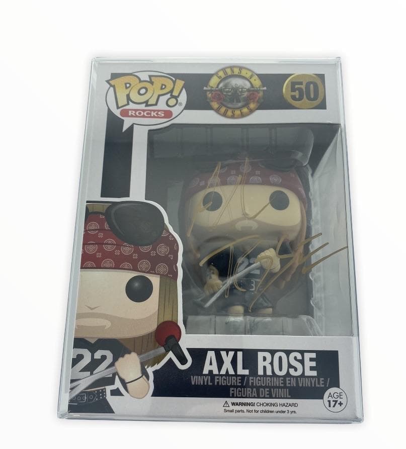 Axl Rose Guns n Roses Signed Funko POP Vinyl