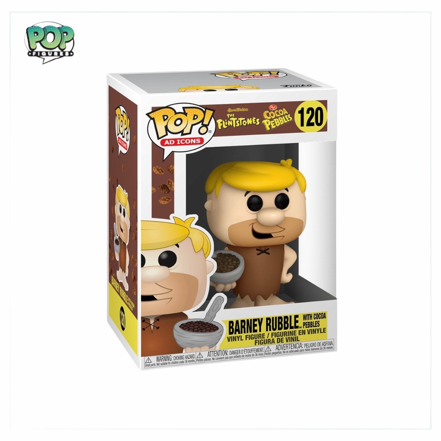 Barney Rubble with Cocoa Pebbles #120 Funko Pop! The Flintstones