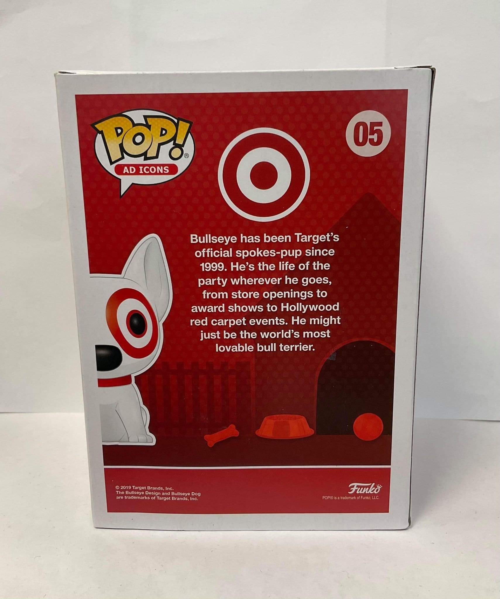 Bullseye #05 (Flocked - Red Collar) Funko Pop! Ad Icons - Target Exclusive -