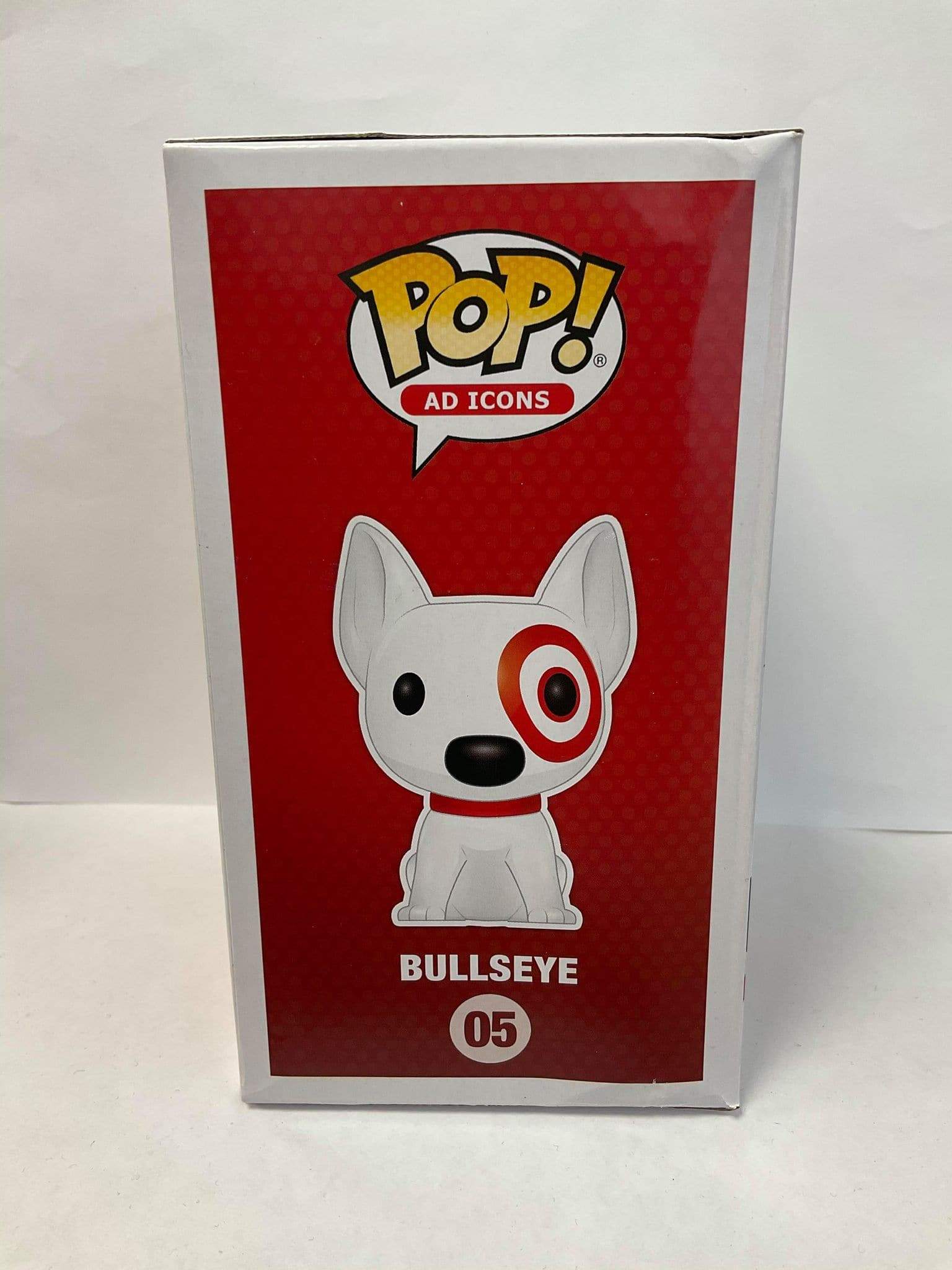 Bullseye #05 (Flocked - Red Collar) Funko Pop! Ad Icons - Target Exclusive -