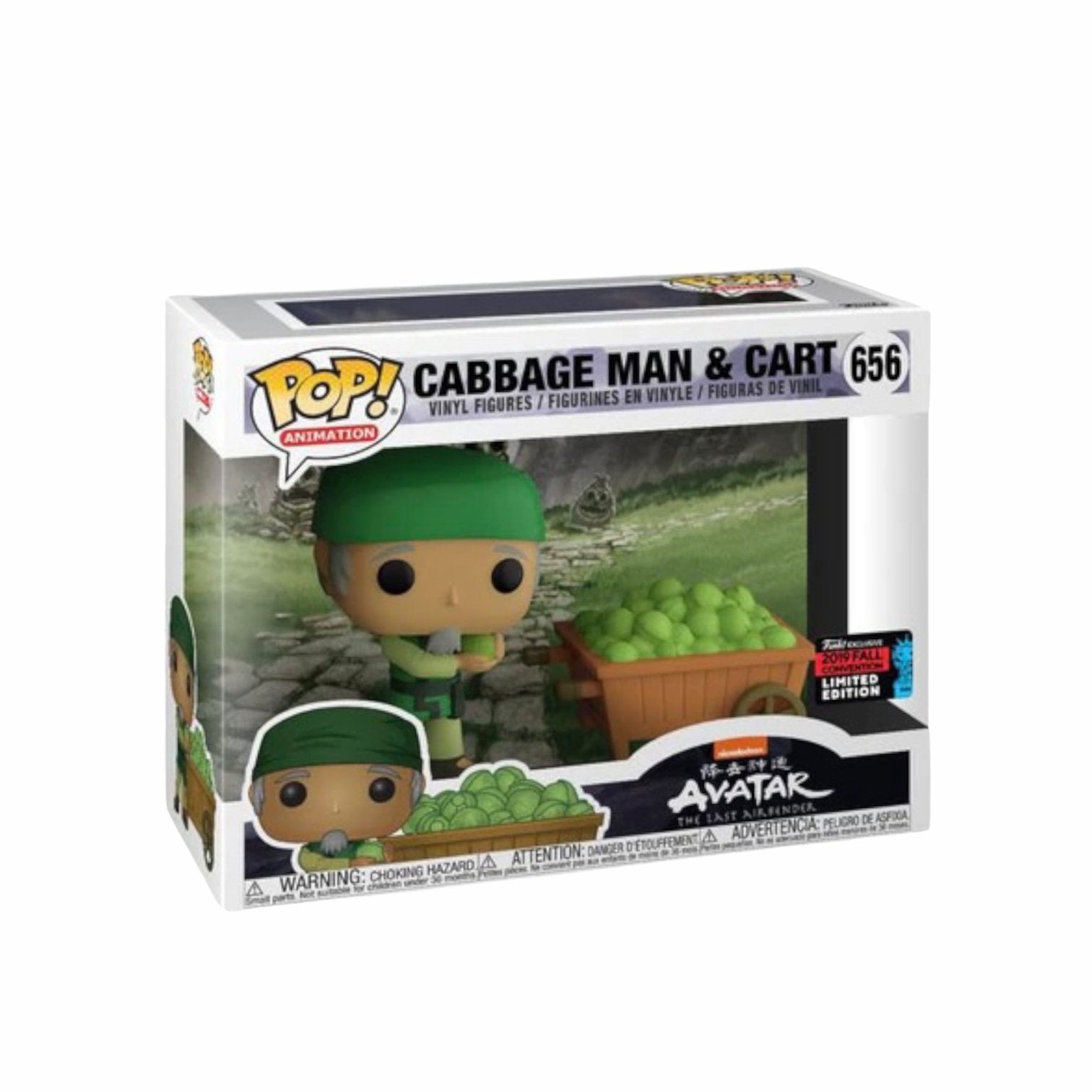 Cabbage Man and Cart #656 Funko Pop! Avatar. NYCC 2019 Shared Exclusive - 6/10