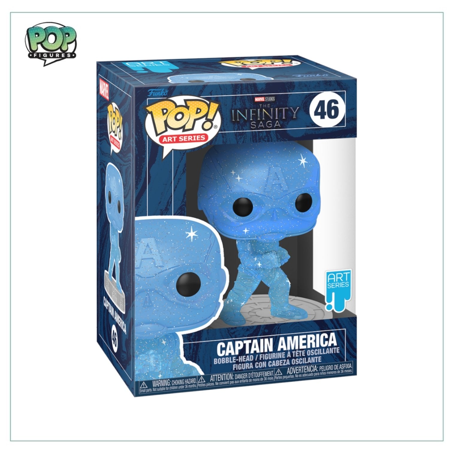 Captain America #46 (Art Series Sealed in Stack) Funko Pop! - Marvel: Infinity Saga