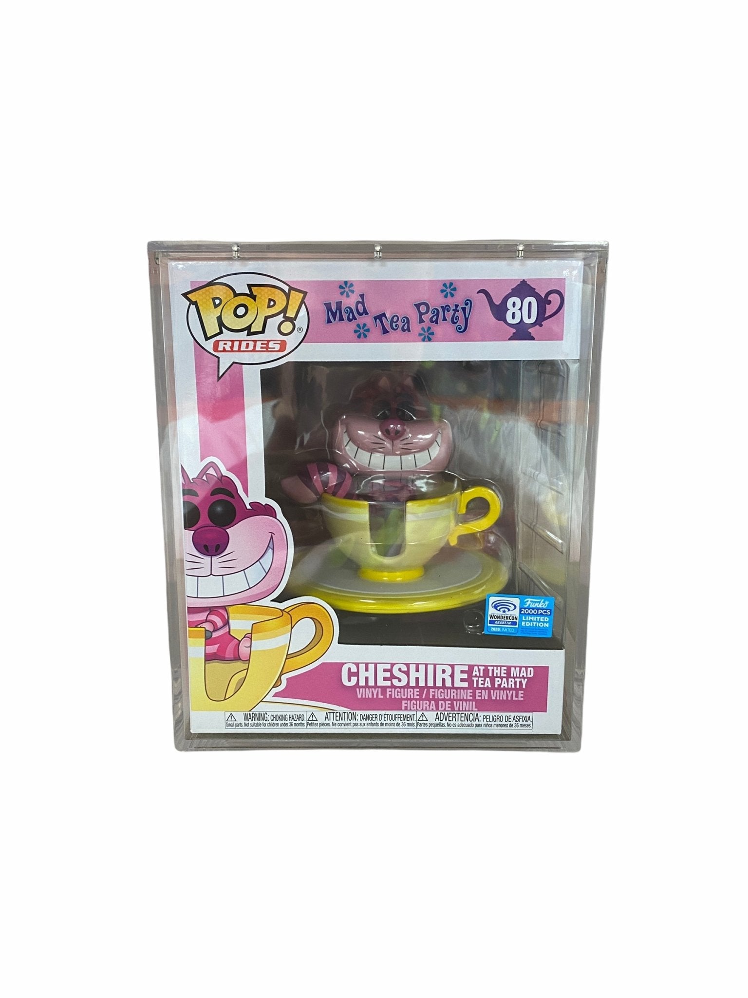 Cheshire Cat At The Mad Tea Party #80 Funko Pop Ride! - Mad Tea Party - Anaheim WonderCon 2020 Exclusive LE2000 Pcs