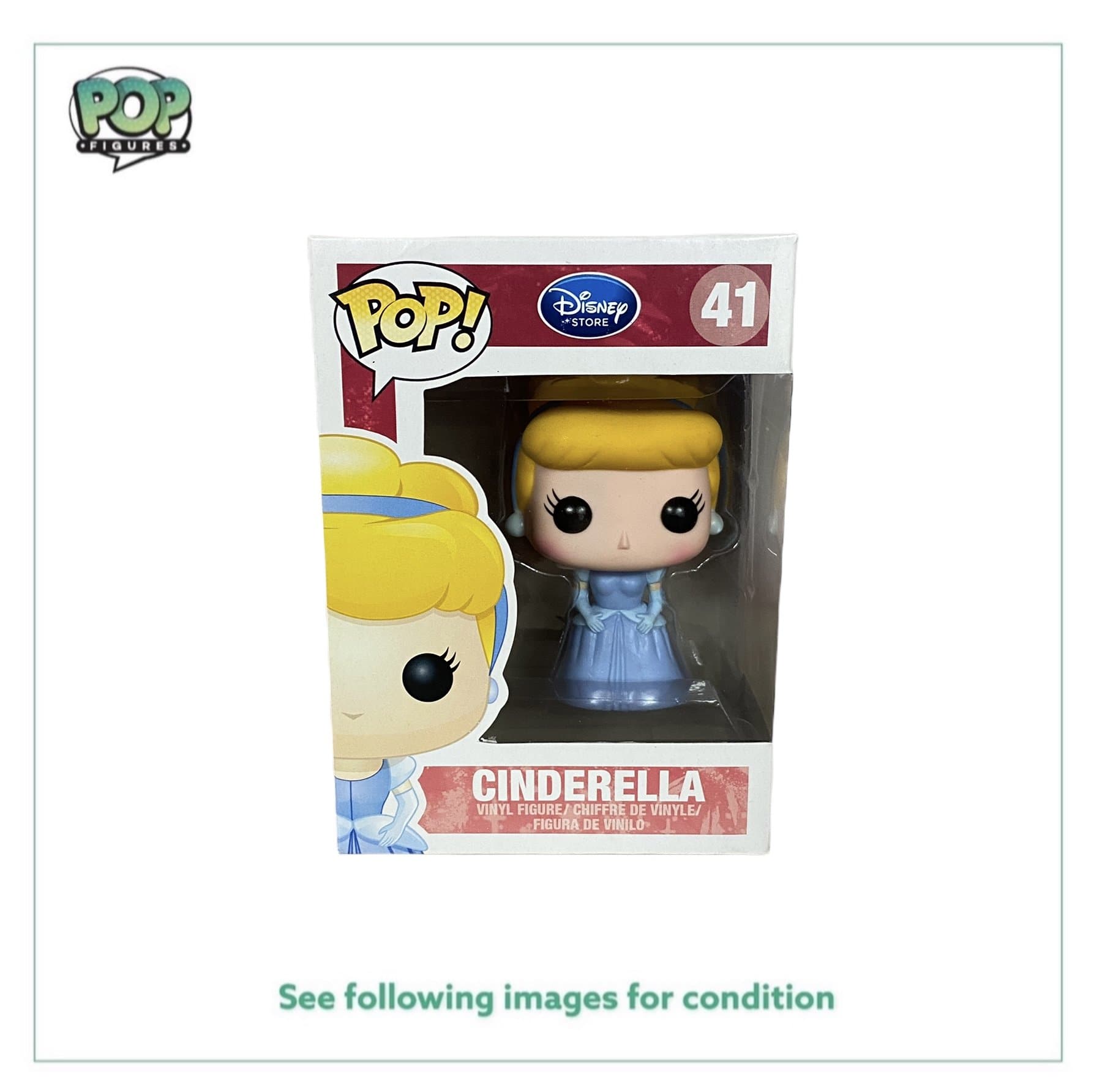 Cinderella #41 (Disney Store Logo) Funko Pop! - Disney Series 4 - 2013 Pop! -