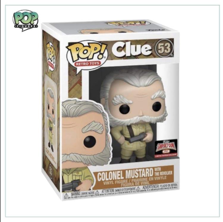 Colonel Mustard with the Revolver #53 Funko Pop! Retro Toys, 2021 Target Limited Edition Exclusive