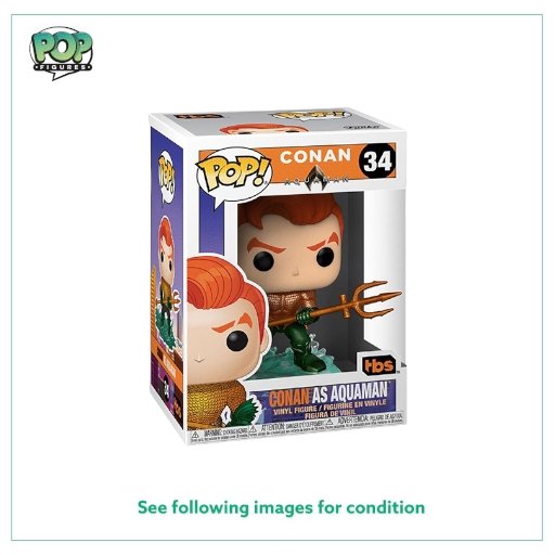 Conan as Aquaman #34 Funko Pop! Conan - Team Coco Exclusive