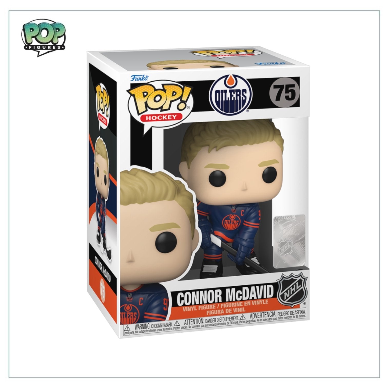 Connor McDavid #75 Funko Pop! - NHL: Edmonton Oilers