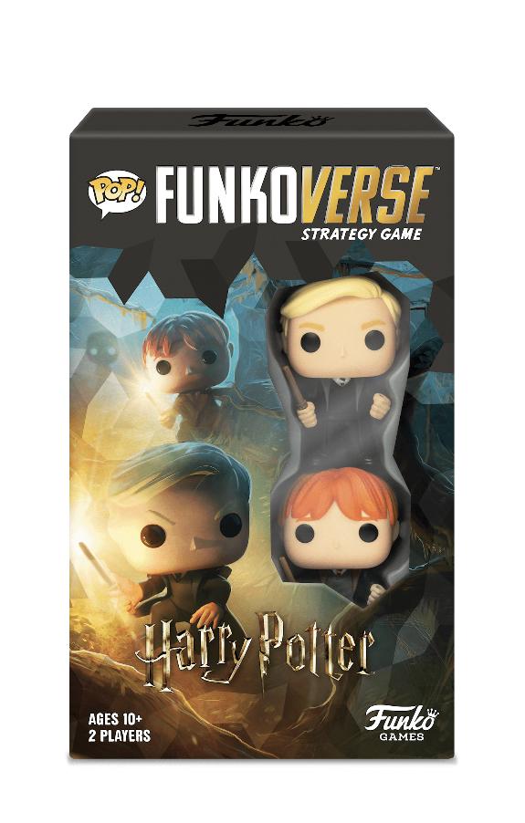 Funkoverse Strategy Game, Funko Games! Harry Potter Game with Draco Malfoy & Ron Weasley