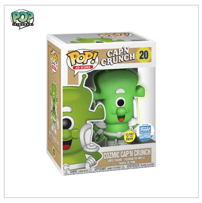 Cozmic Cap’N Crunch (Glow In The Dark) #20 Funko Pop! - Ad Icon - Cap’N Crunch - Funko Limited Edition