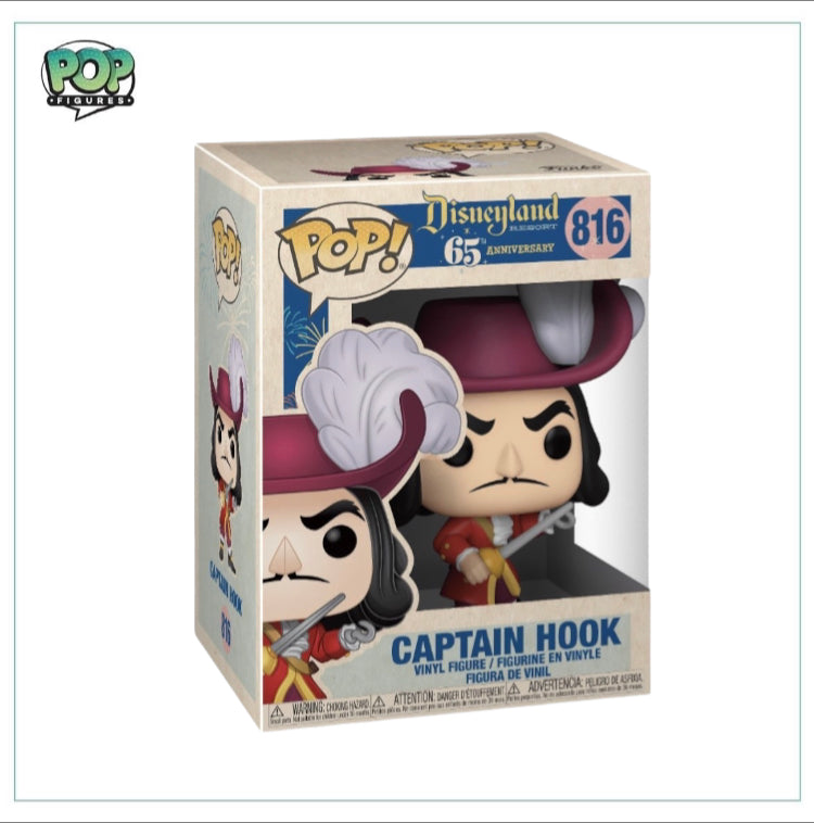 Captain Hook #816 Funko Pop! - Disneyland 65th