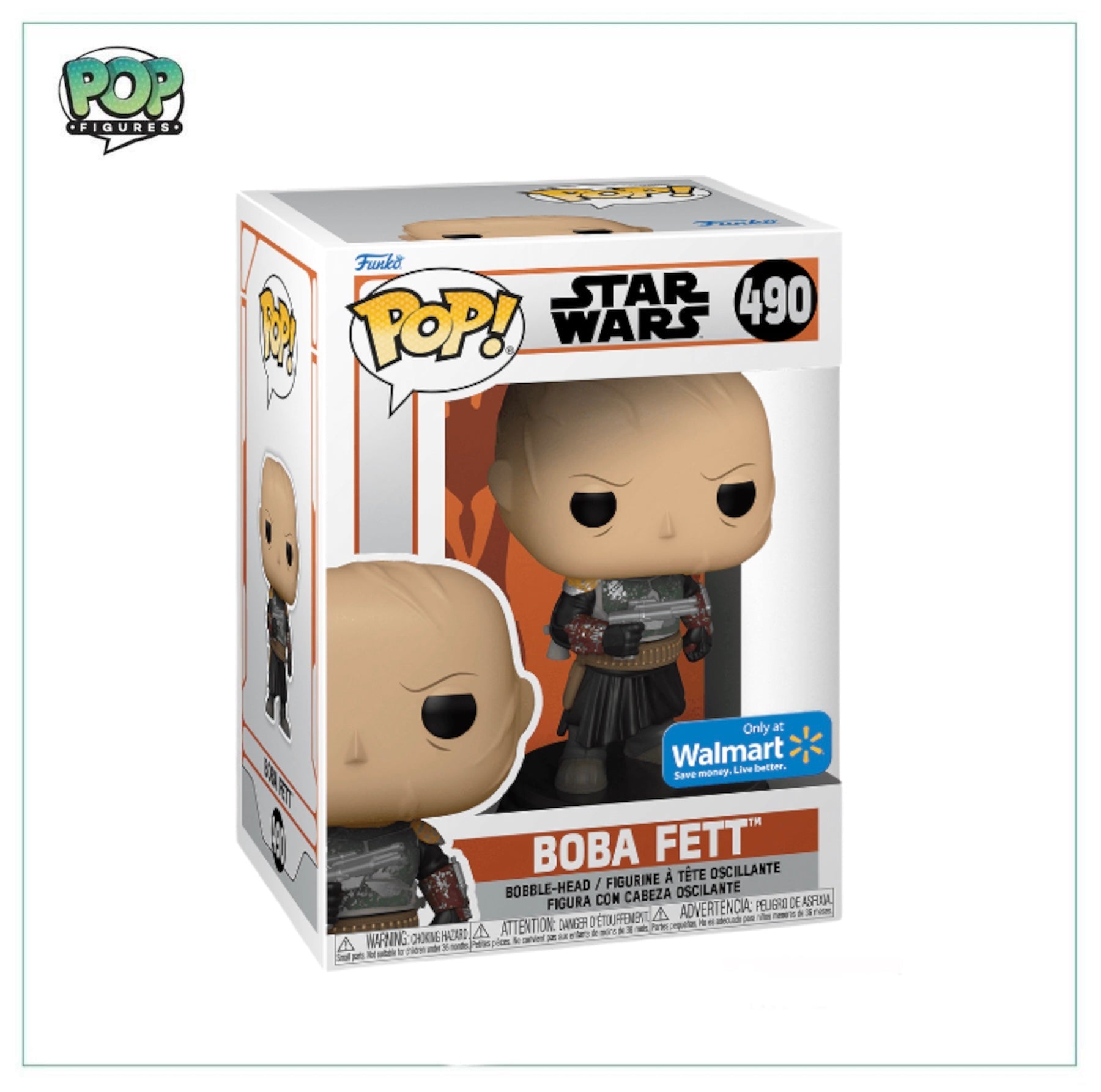 Boba Fett #490 Funko Pop! Star Wars - Walmart Exclusive