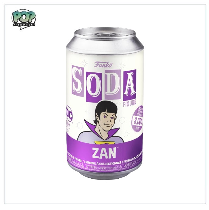 Zan Funko Soda Vinyl Figure! - DC - LE8000 Pcs - Chance Of Chase