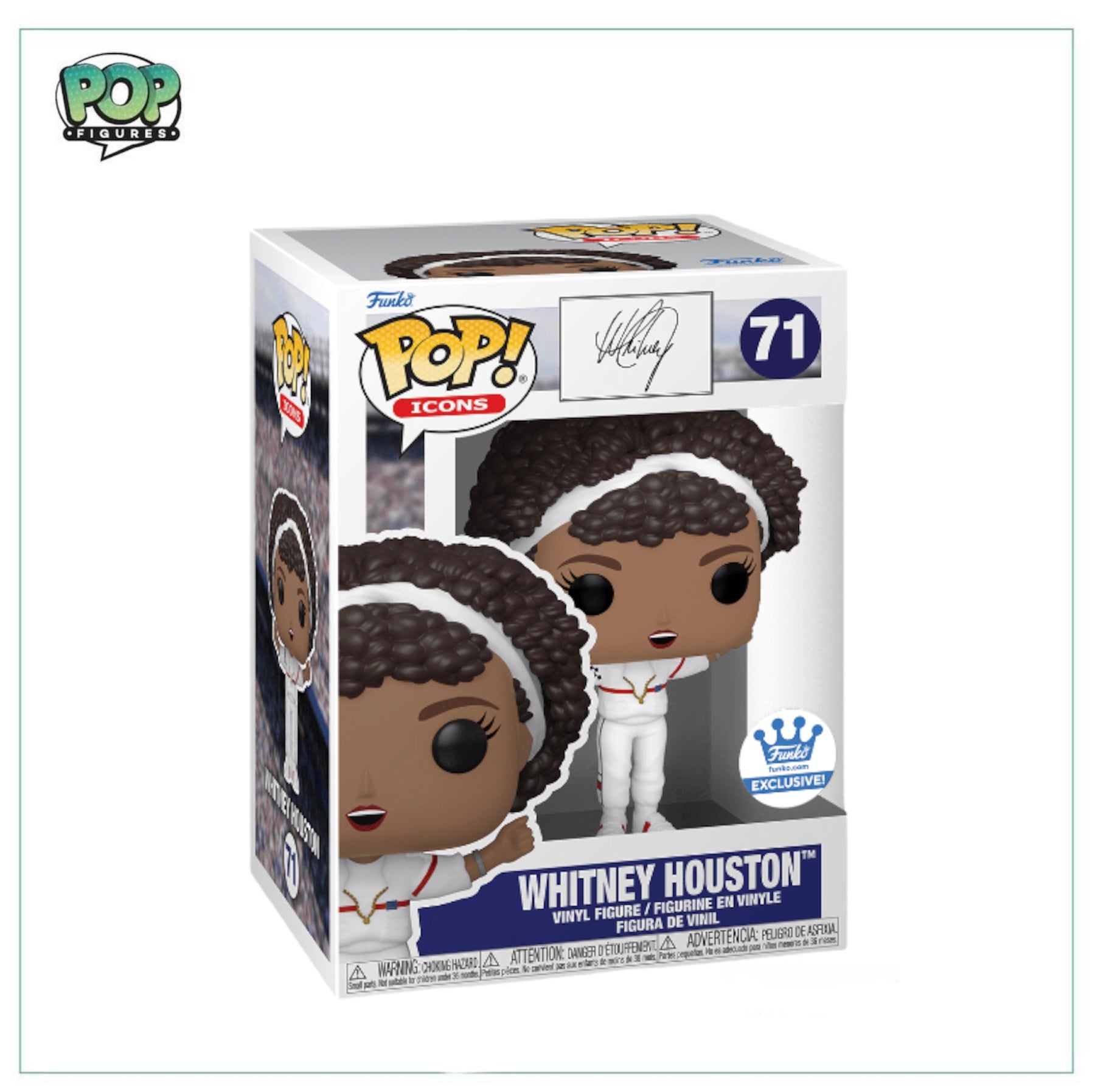 Whitney Houston #71 Funko Pop! - Icons - Funko Exclusive