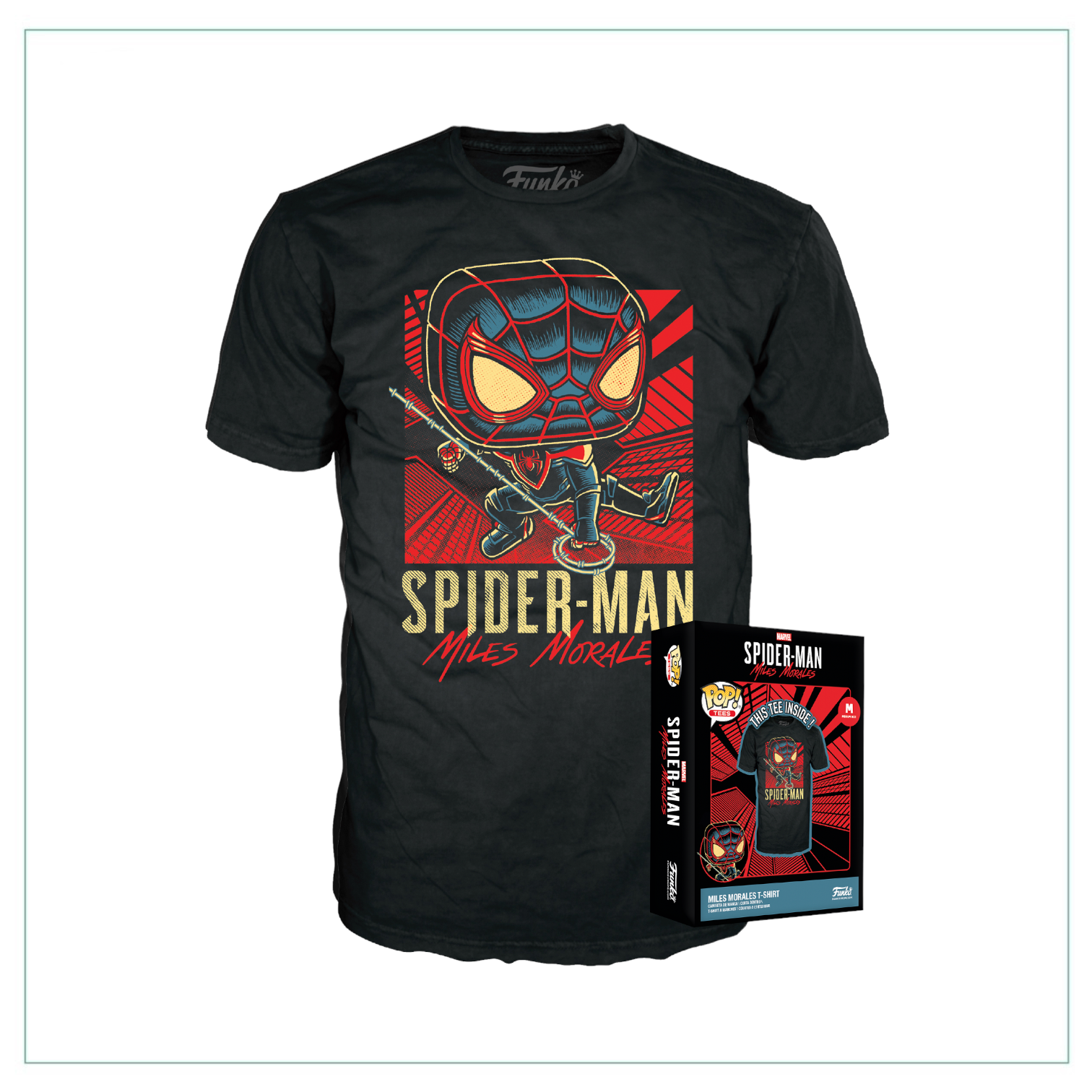 Boxed Tee: Spider-Man Miles Morales - Marvel - PREORDER