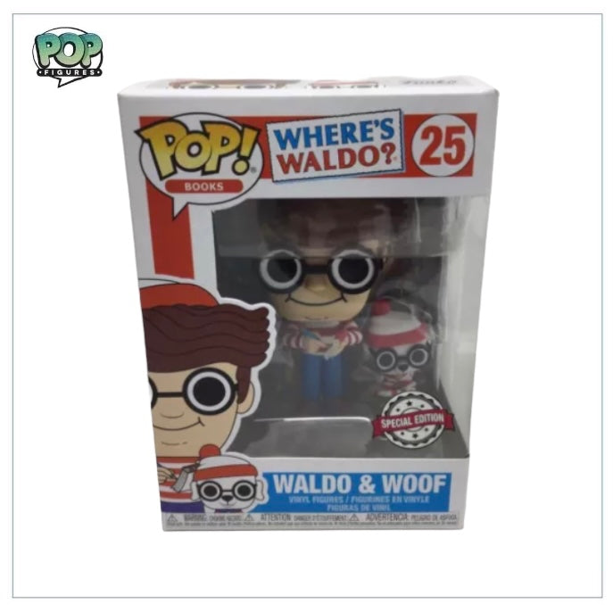 Waldo & Woof #25 Funko Pop! Where’s Waldo? Special Edition