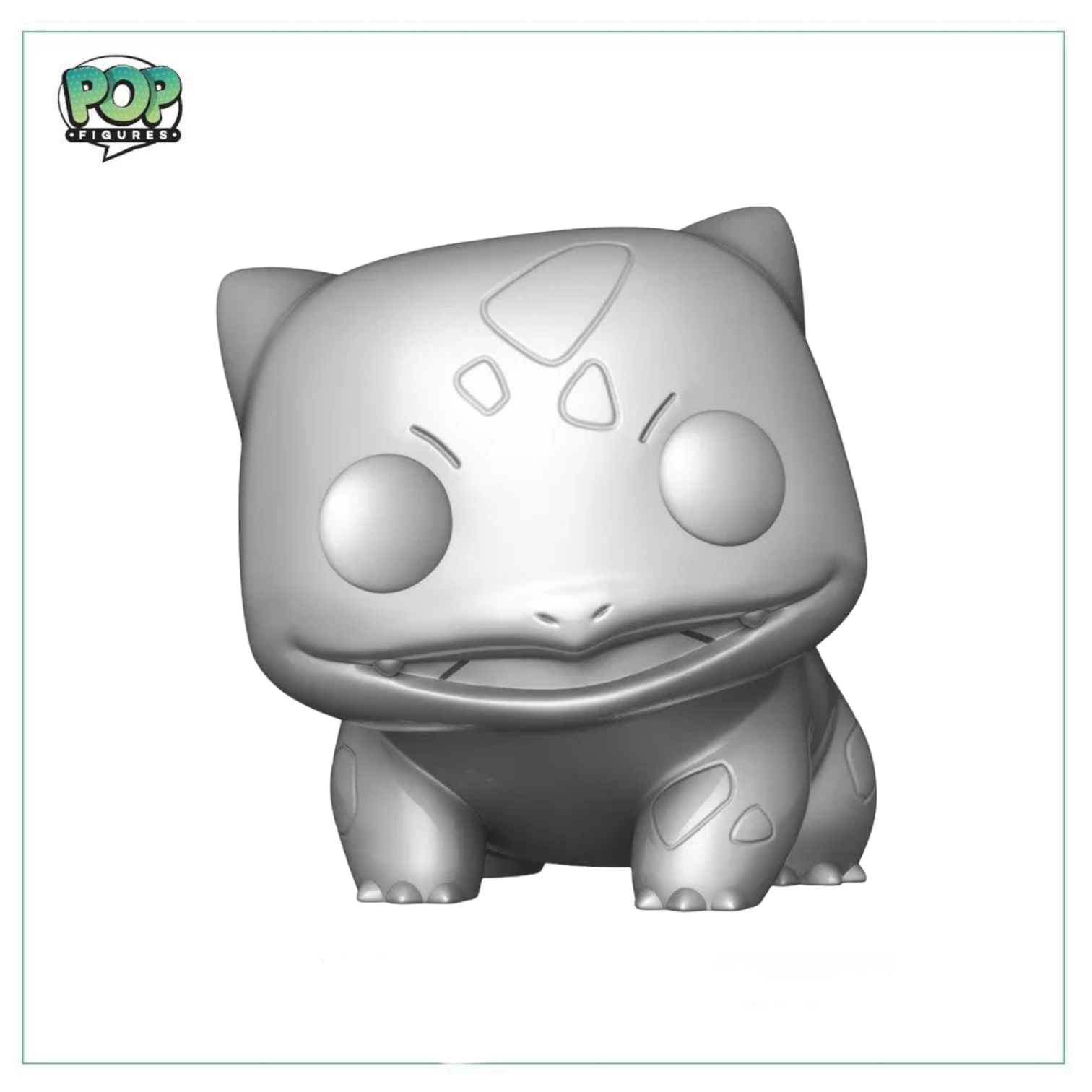 Bulbasaur (Silver Chrome) #454 Deluxe 10" Funko Pop! Pokemon