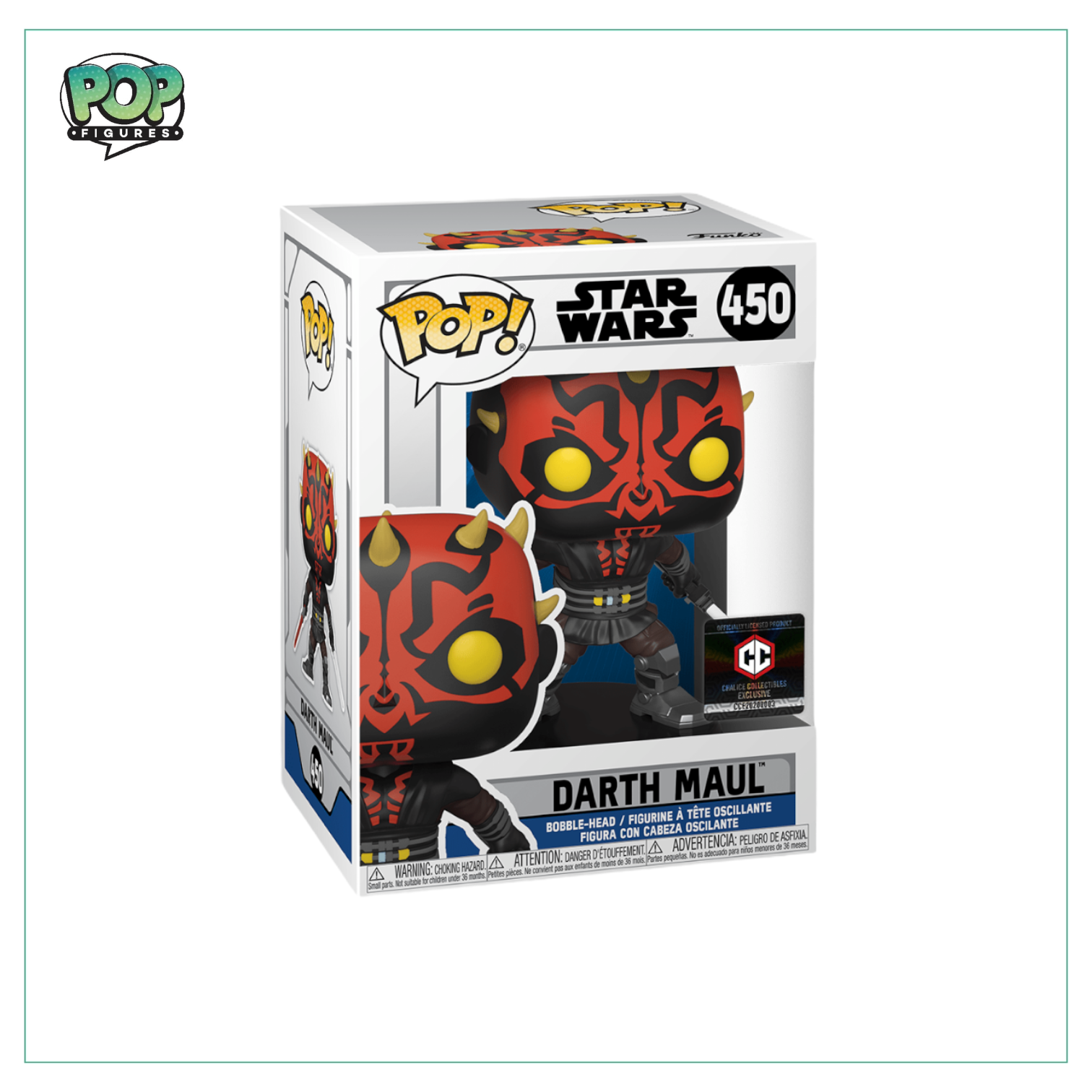 Darth Maul #450 Funko Pop! - Chalice Collectibles Exclusive