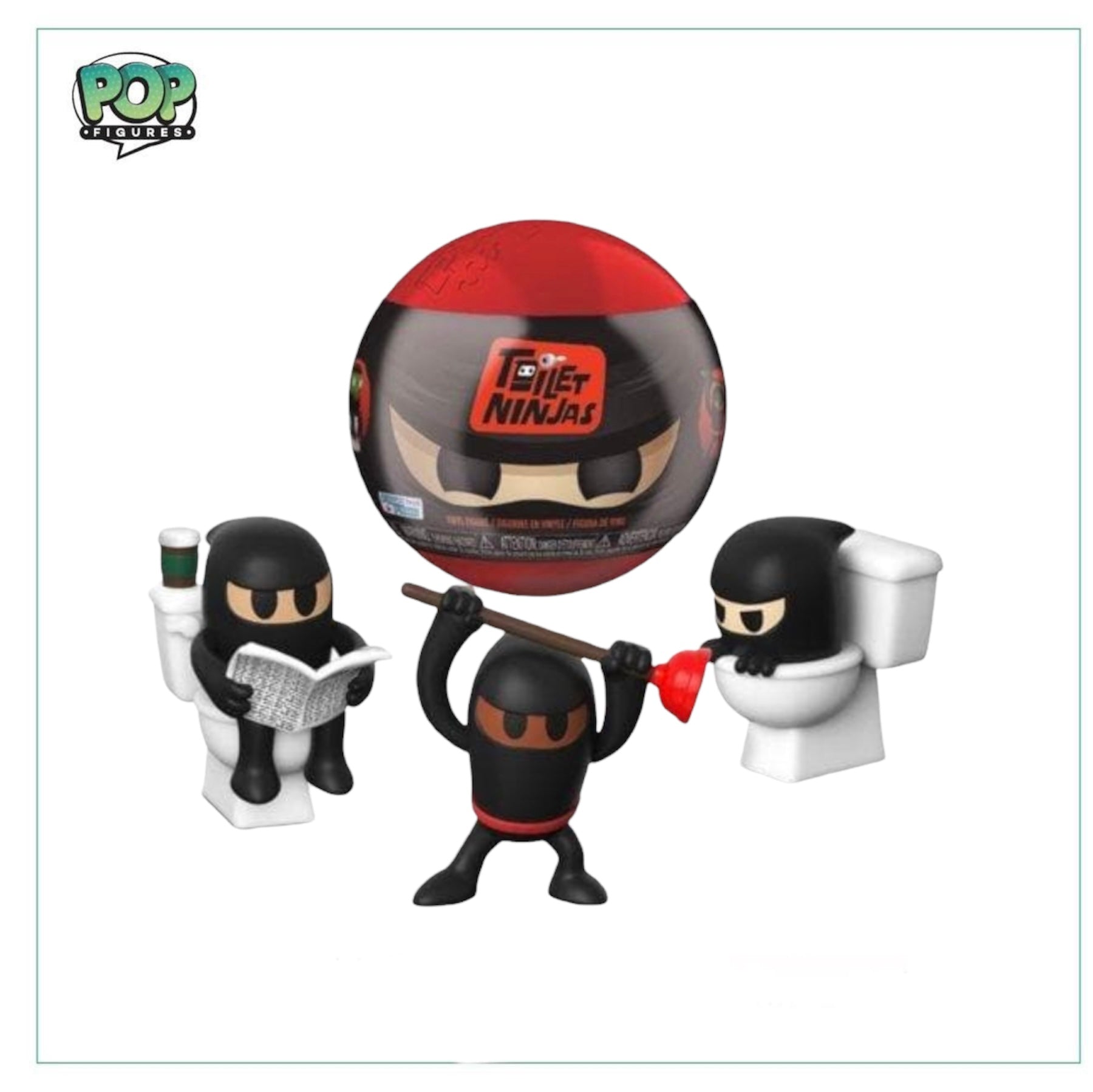 Toilet Ninjas Mystery Vinyl Figure! Paka Paka