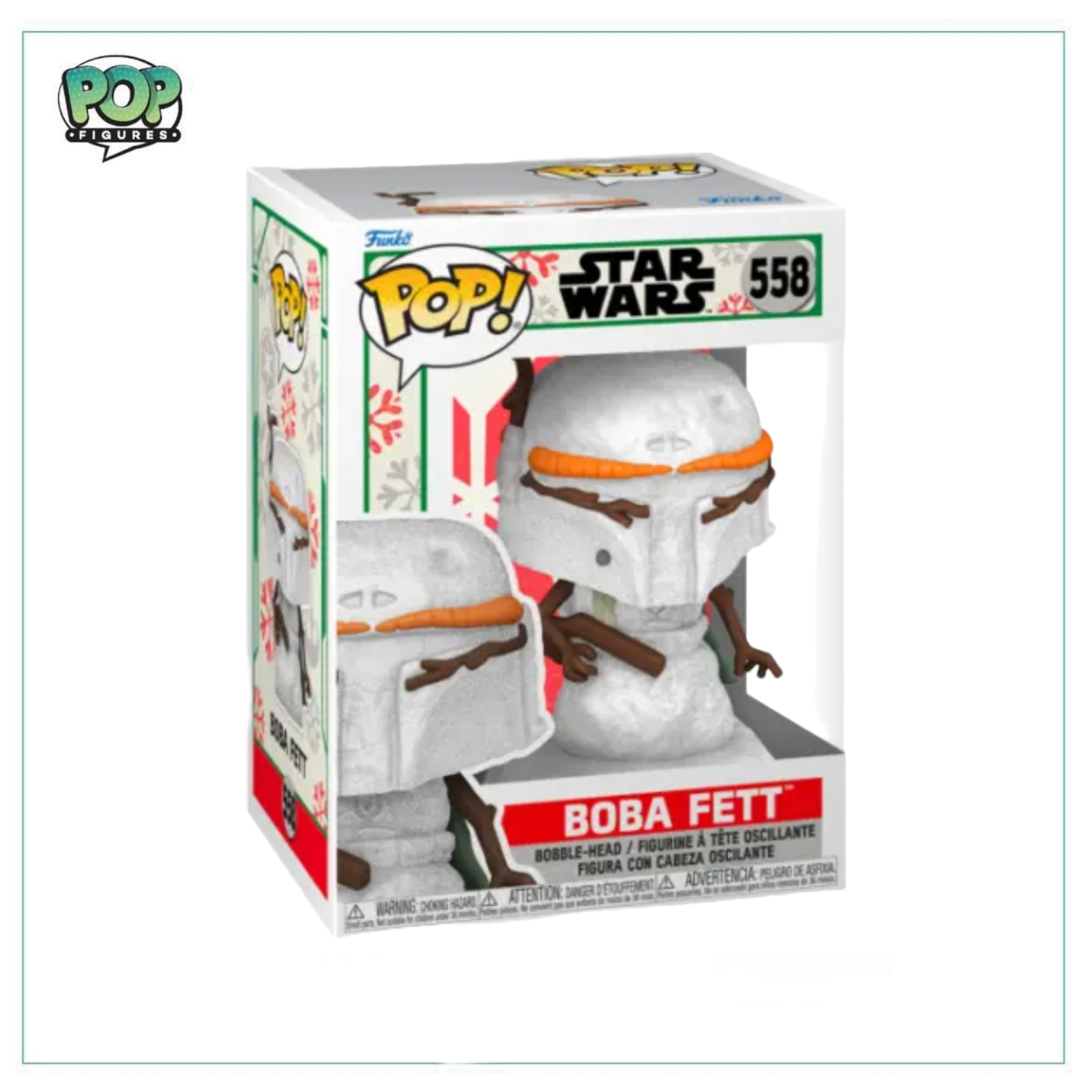 Boba Fett #558 Funko Pop! - Star Wars - Snowman Edition