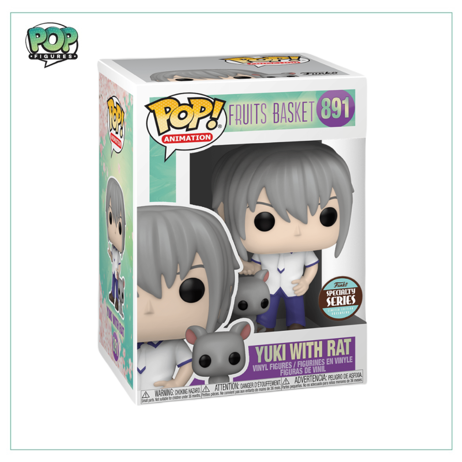 Yuki With Rat #891 Funko Pop! Fruit Basket -  Specialty Series