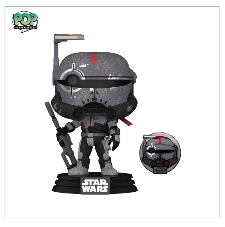 Crosshair (Kamino With Pin) #444 Funko Pop! Star Wars, Amazon Exclusive