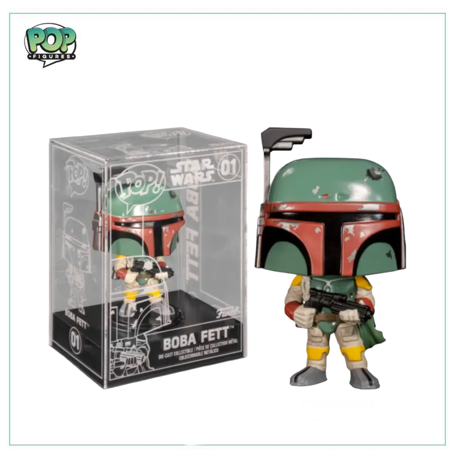 Boba Fett (Die Cast) #01 Funko Pop! Star Wars - Funko Exclusive