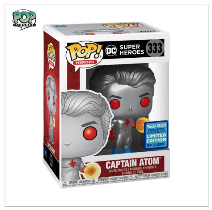 Captain Atom #333 Funko Pop! - DC Super Heroes - 2020 Wonderous Convention Limited Edition Exclusive