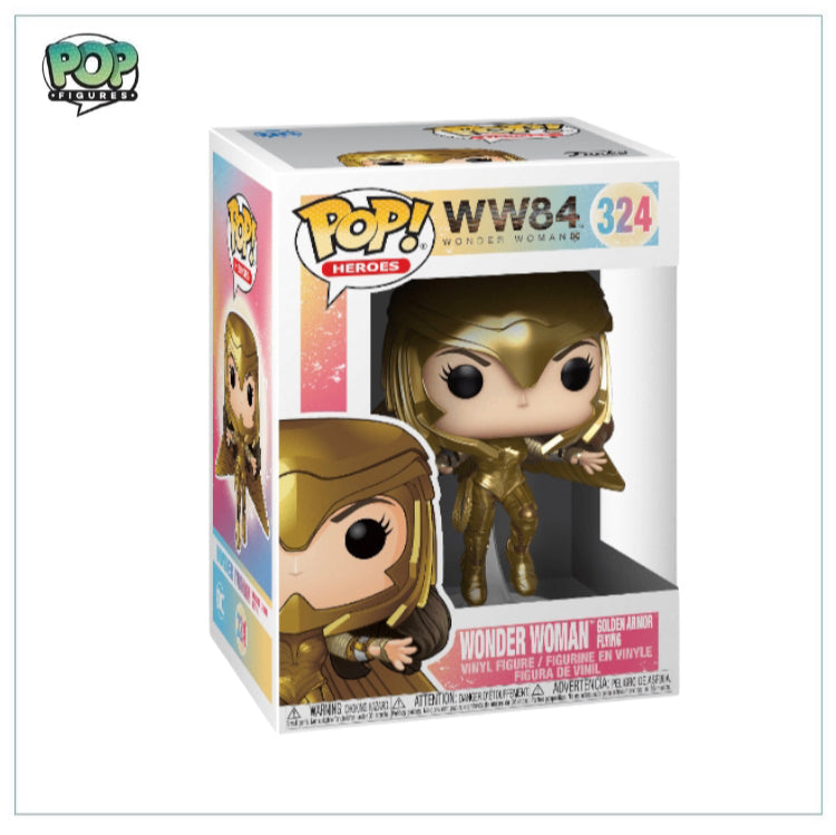 Wonder Woman Golden Armor Flying #324 Funko Pop! Heroes: WW84