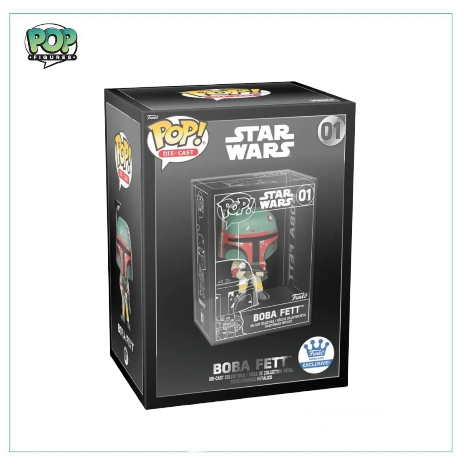 Boba Fett (Die Cast) #01 Funko Pop! Star Wars - Funko Exclusive