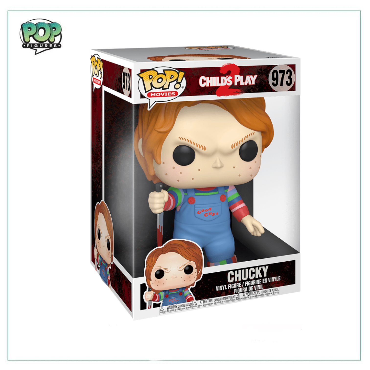 Chucky #973 Deluxe 10" Funko Pop! Child's Play 2