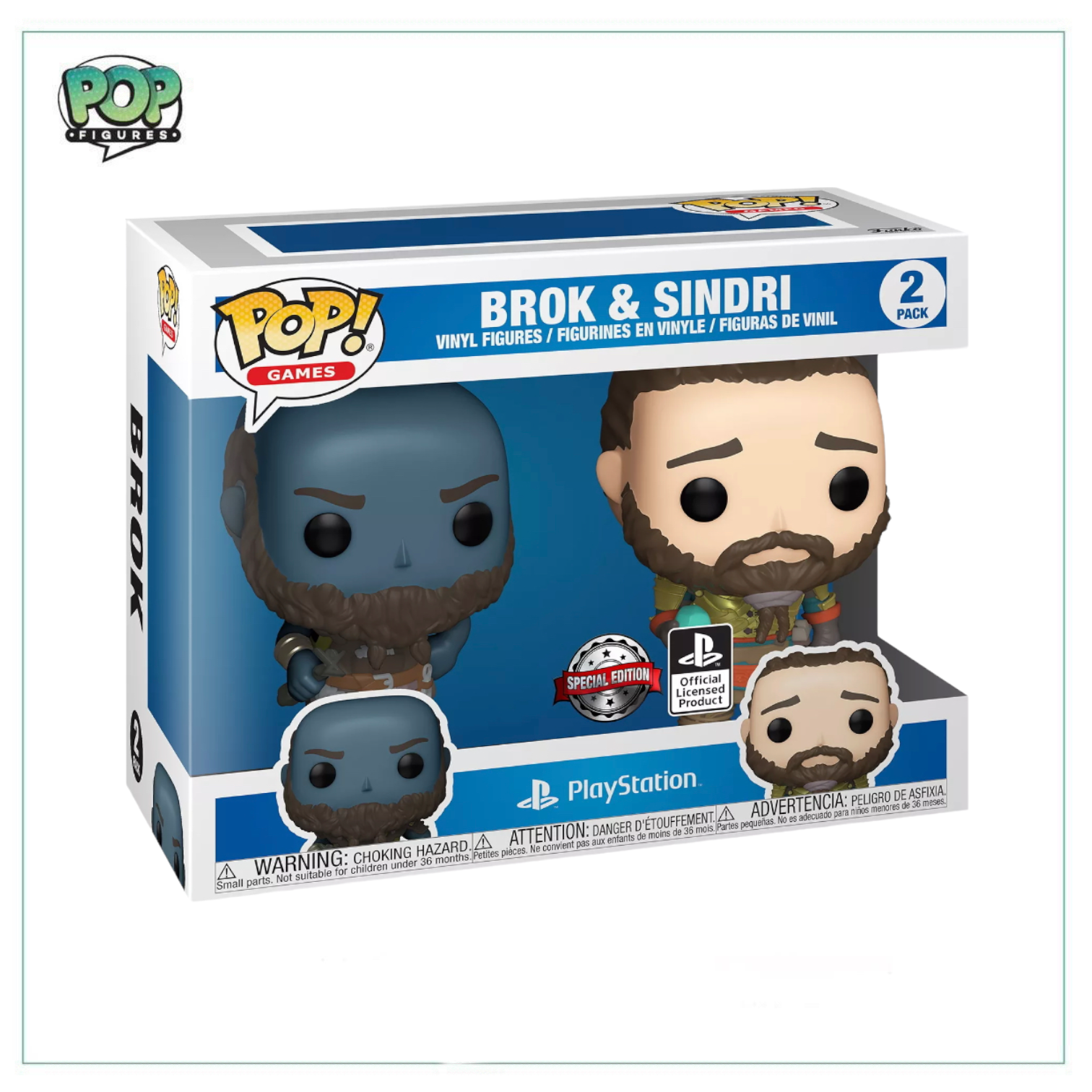 Brok & Sindri Deluxe Funko 2 Pack! Games -  Special Edition / PlayStation Licensed Product